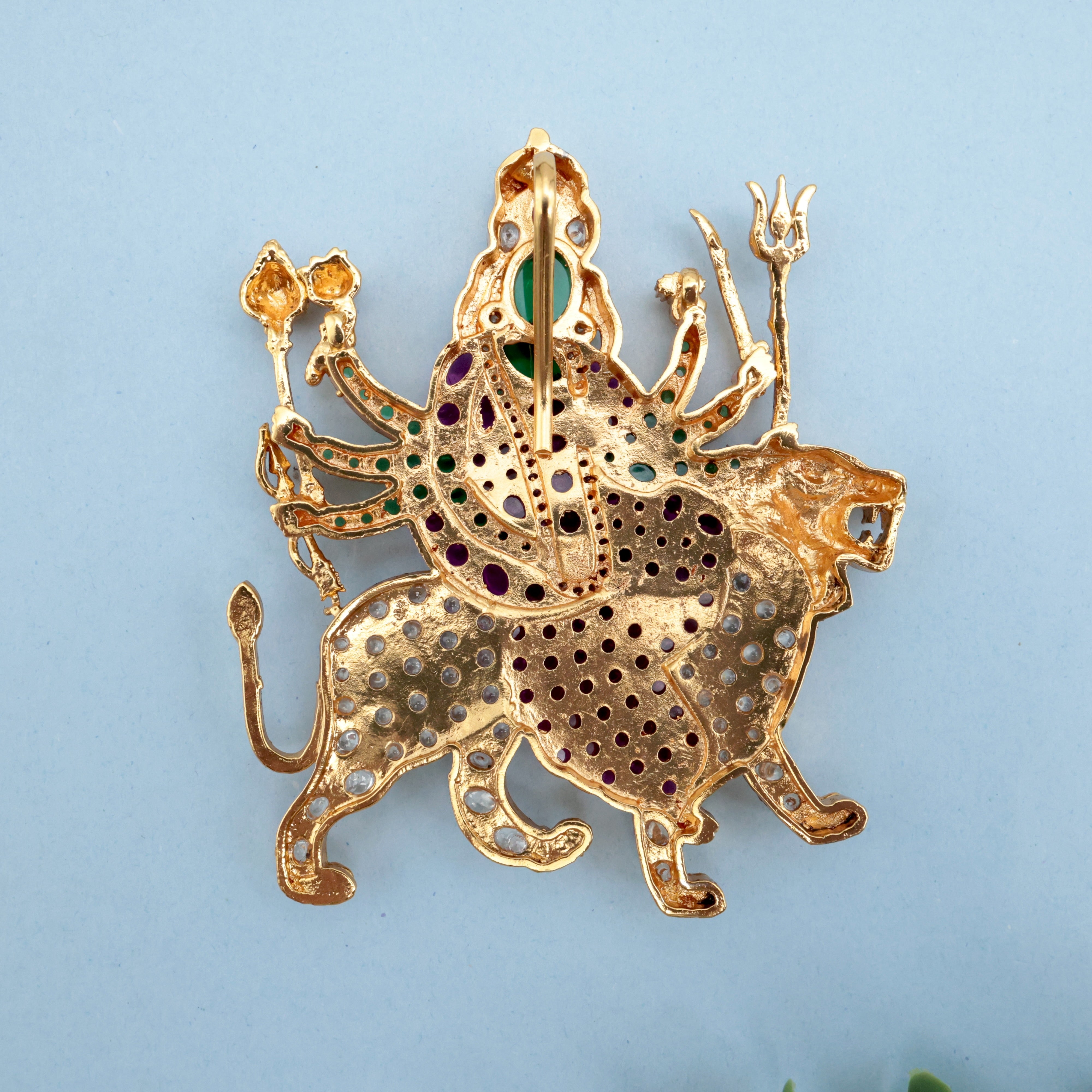 Premium Kemp Divine Goddess Durga Devi Pendant