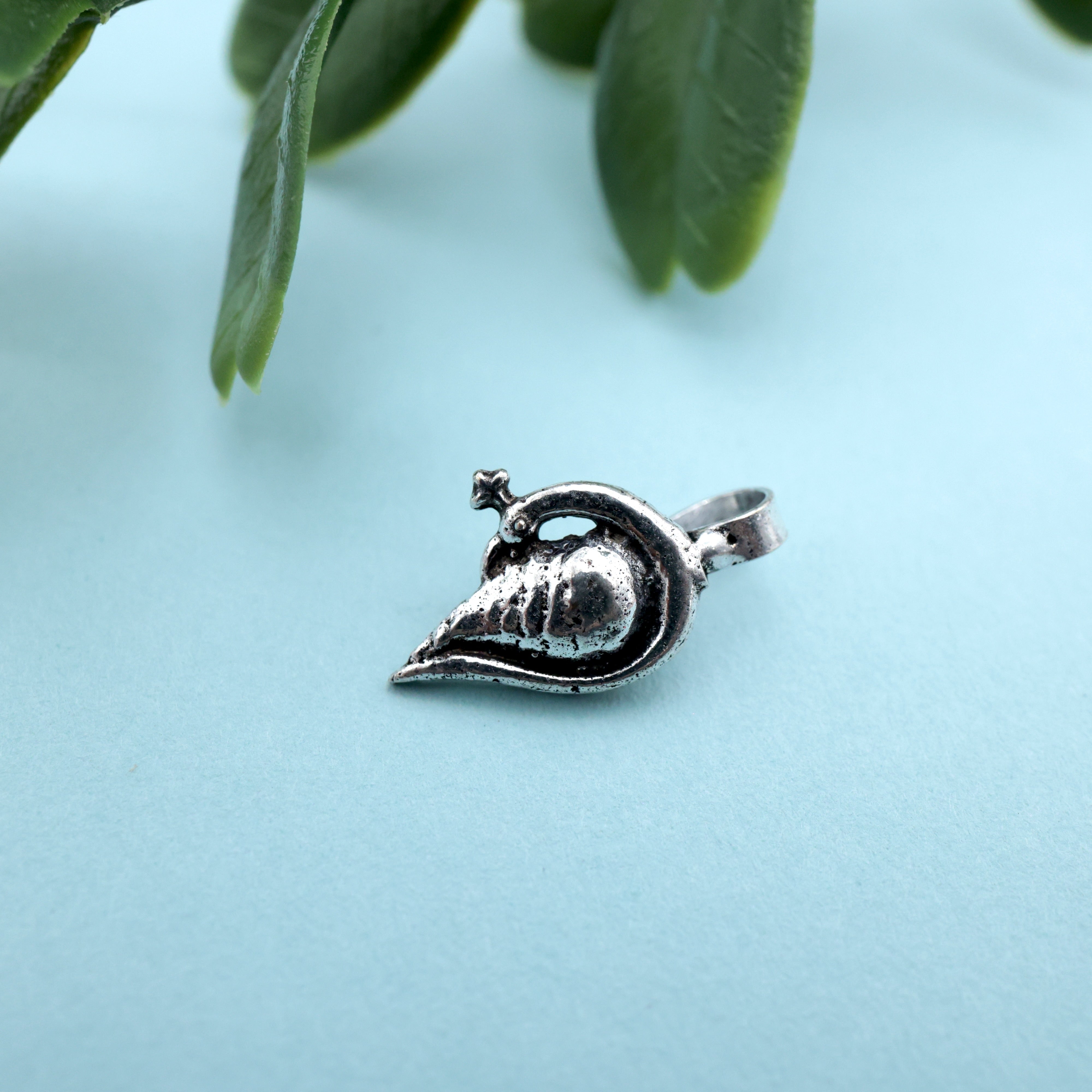 German Silver Oxidised Mor Clip On Nosepin - German Silver Nose Pins For Non-Pierced Nose