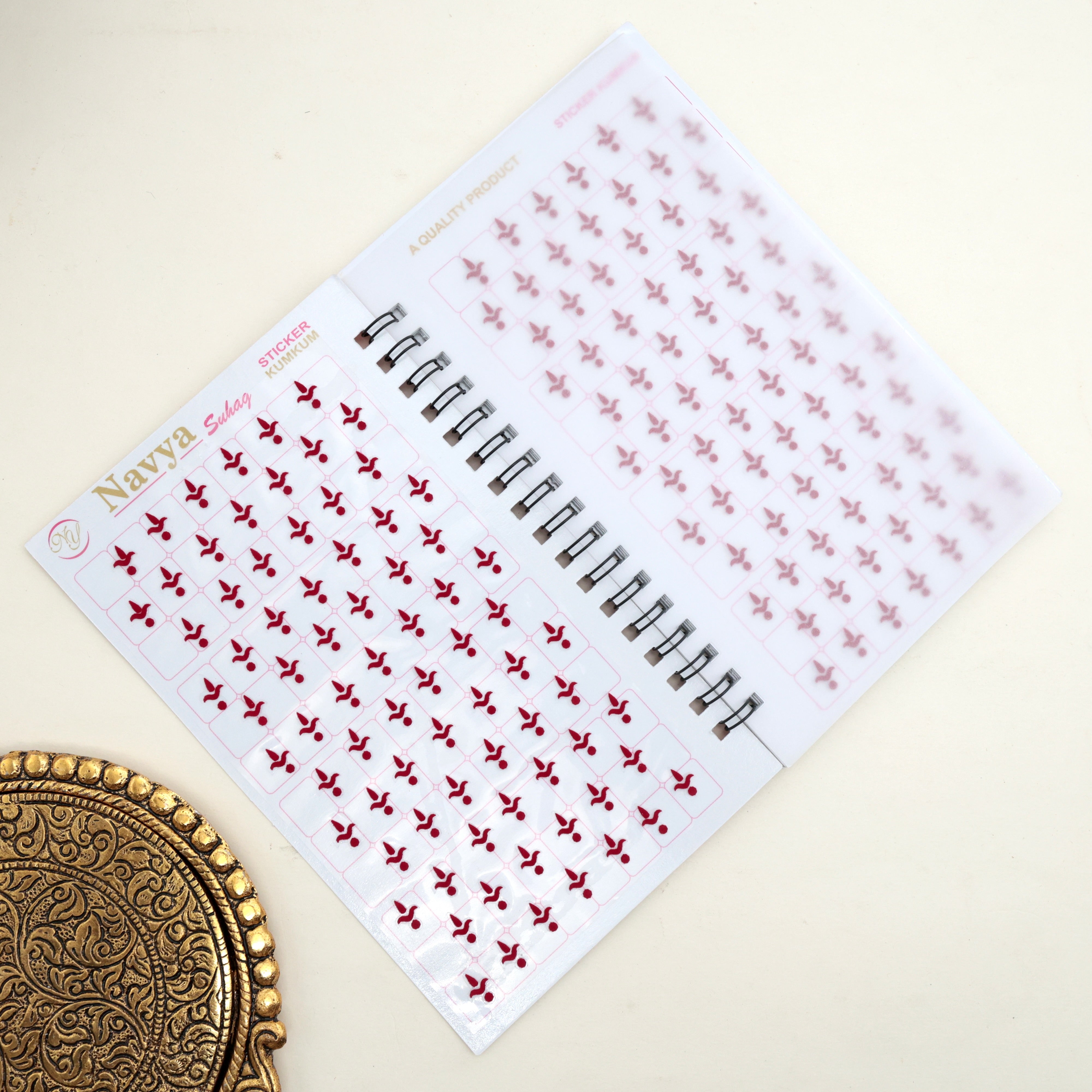 TRADITIONAL TELUGU BRIDAL KALYANAM POTTU - STICKER BINDI BIG BOOK