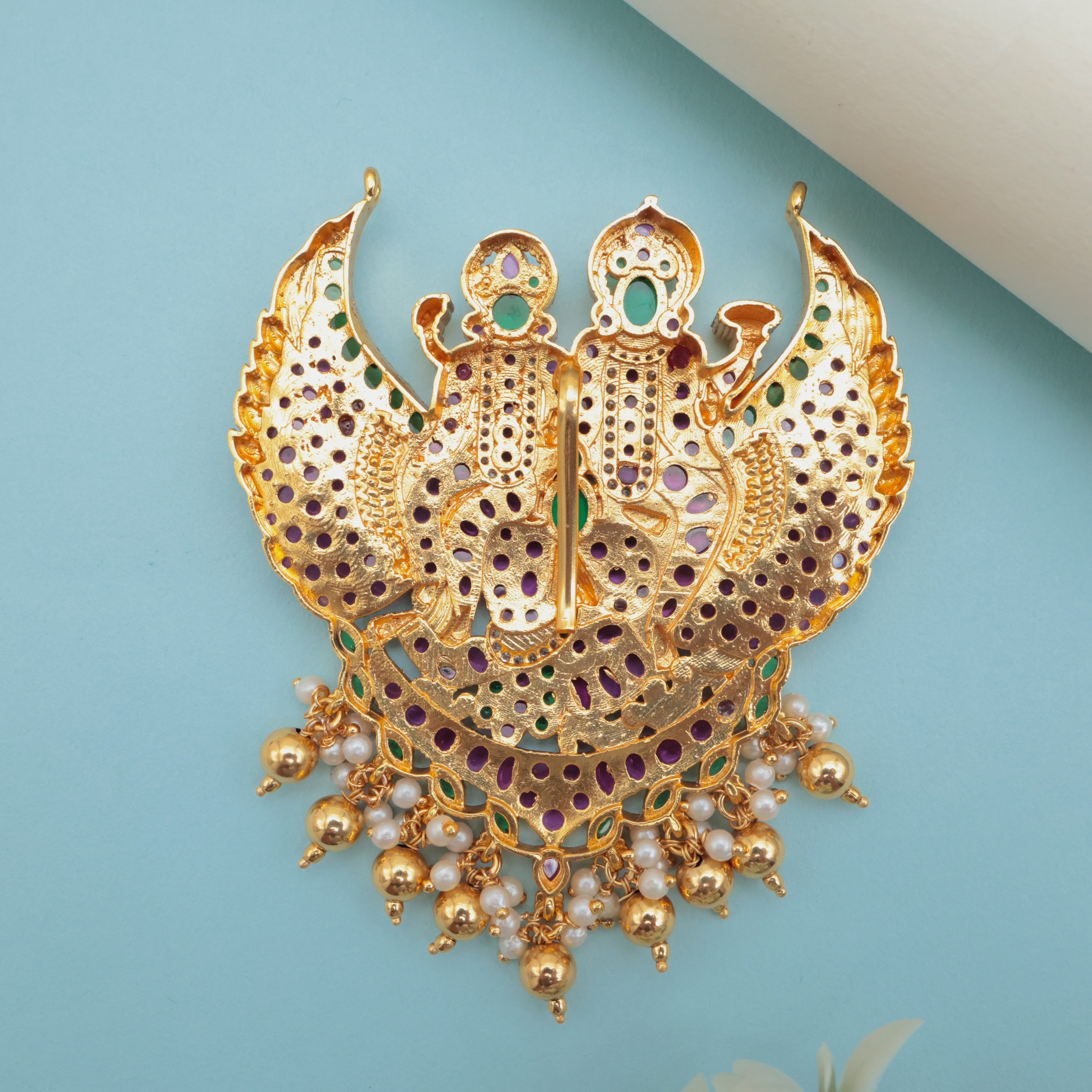 PREMIUM KEMP DIVINE GARUDAVAHANA NARAYANA PENDANT