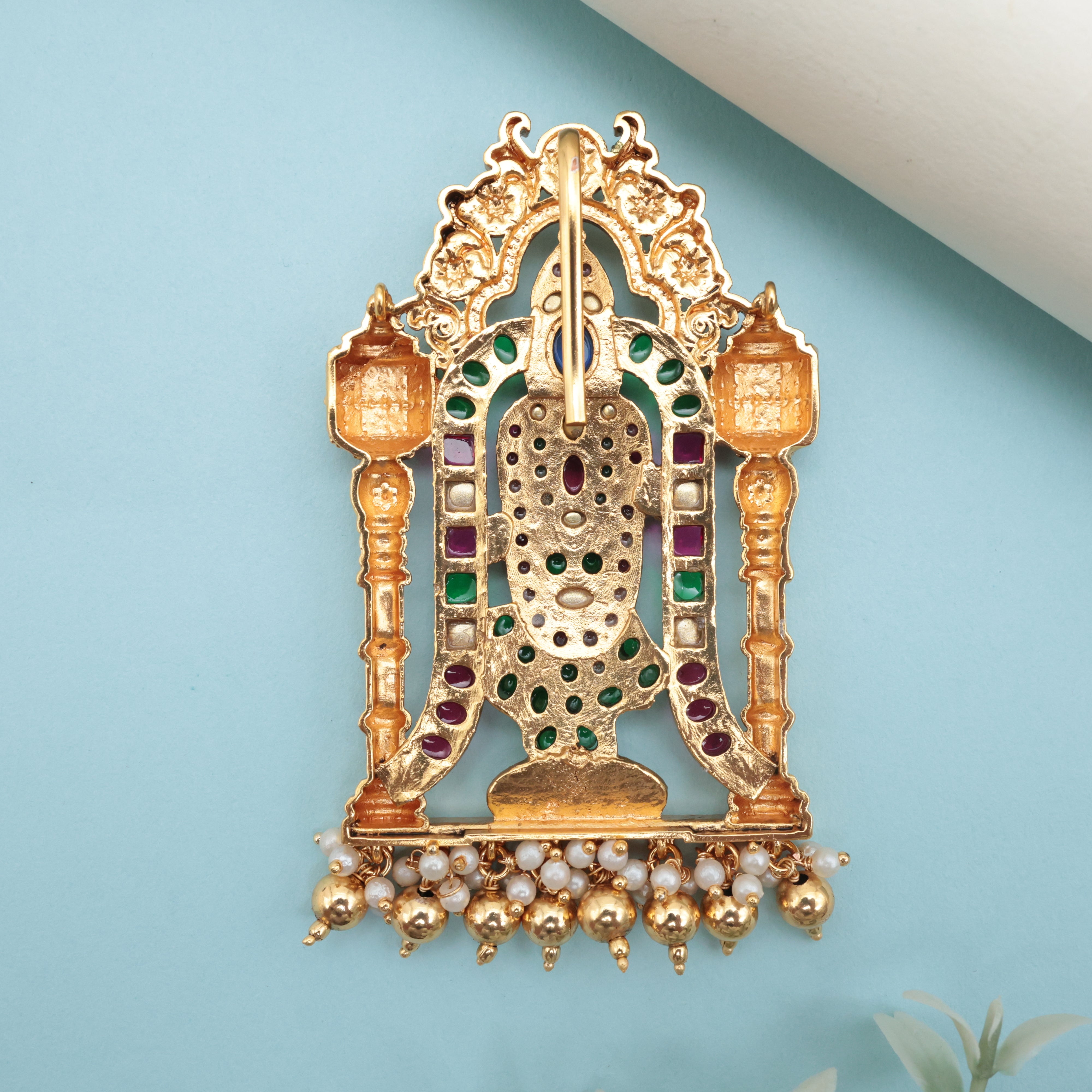 PREMIUM KEMP DIVINE LORD VENKATESHWARA PENDANT