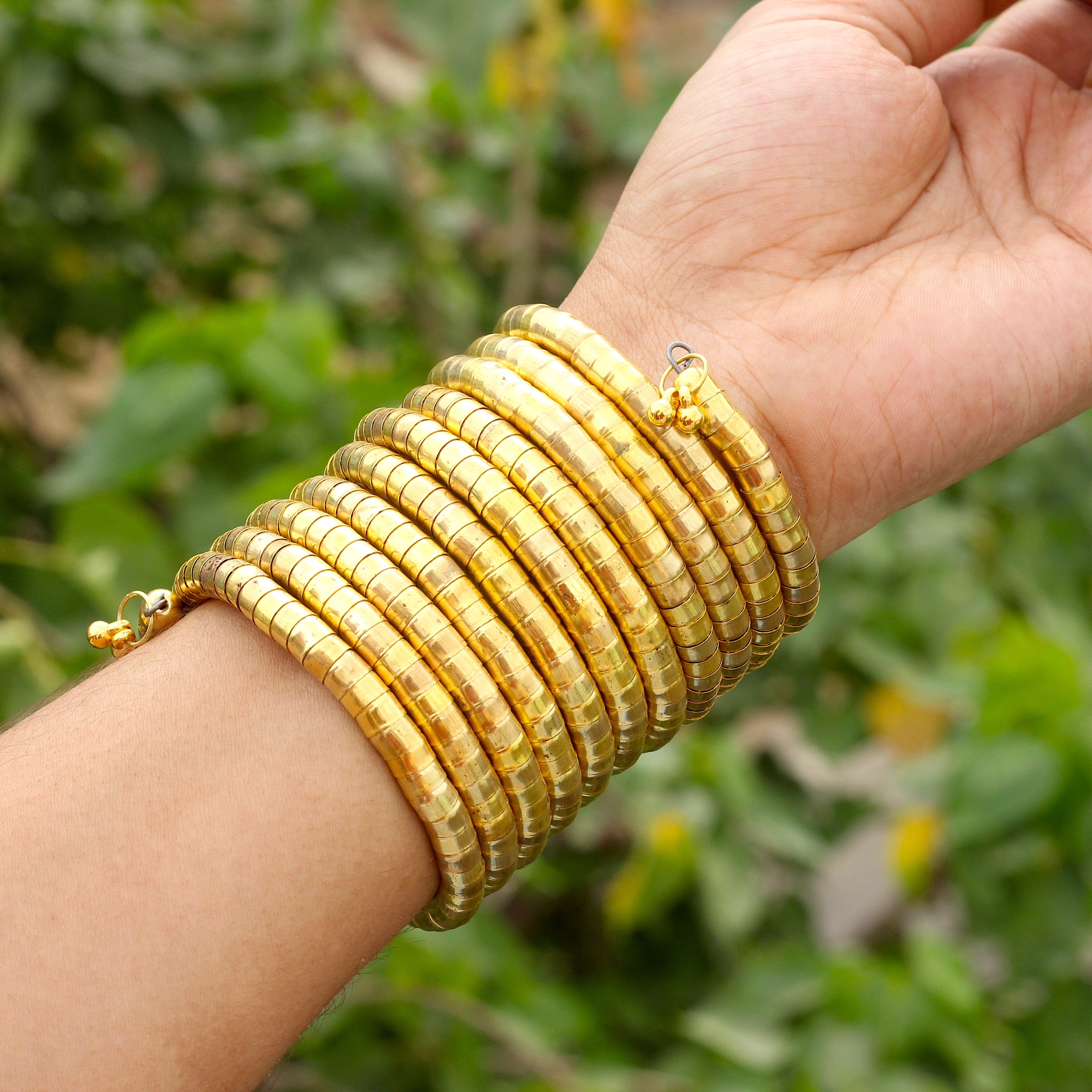 Bohemian Spiral Bangles - Gold