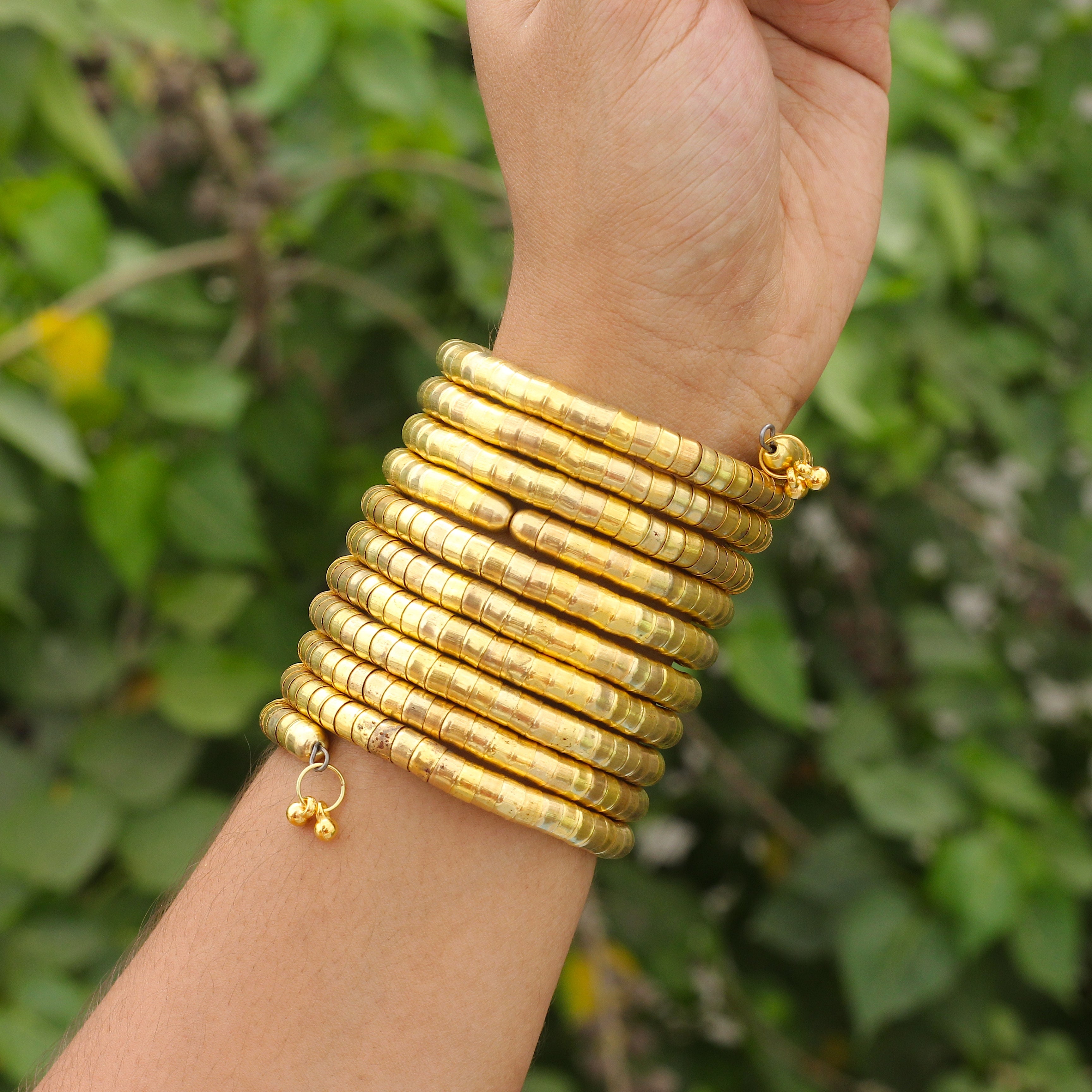 Bohemian Spiral Bangles - Gold