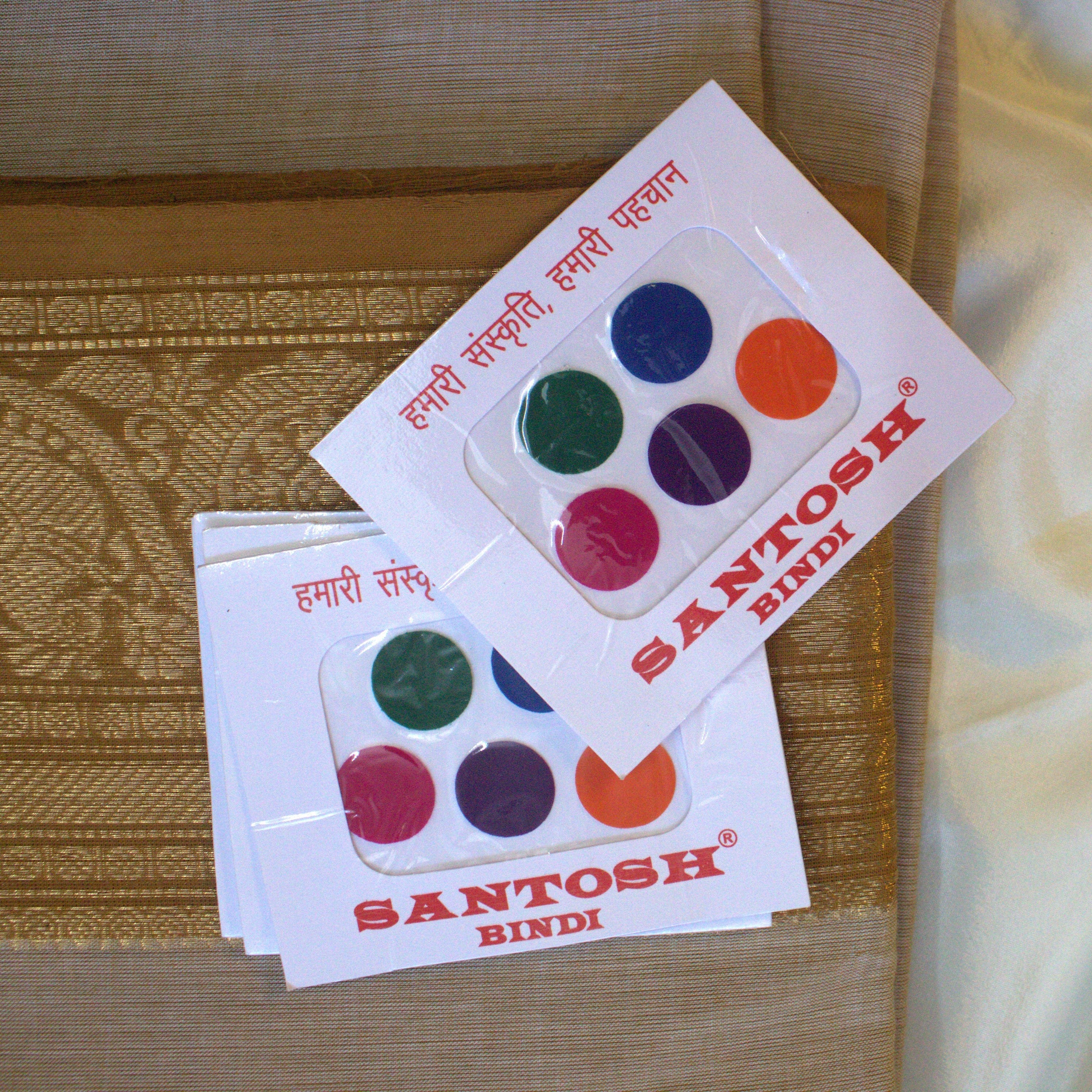Oversized Round Colour Plain Sticker Bindis