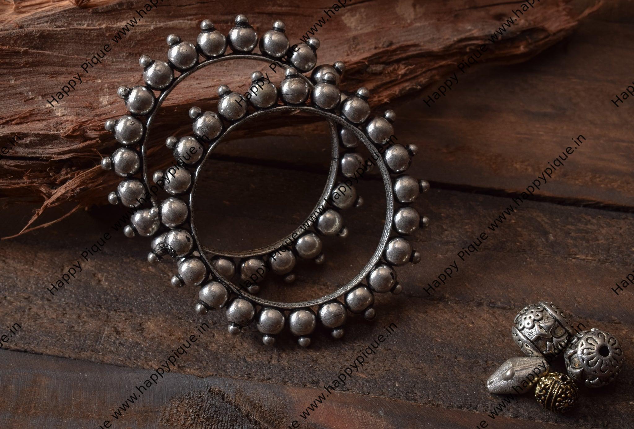 Premium Balls Brass Bangles