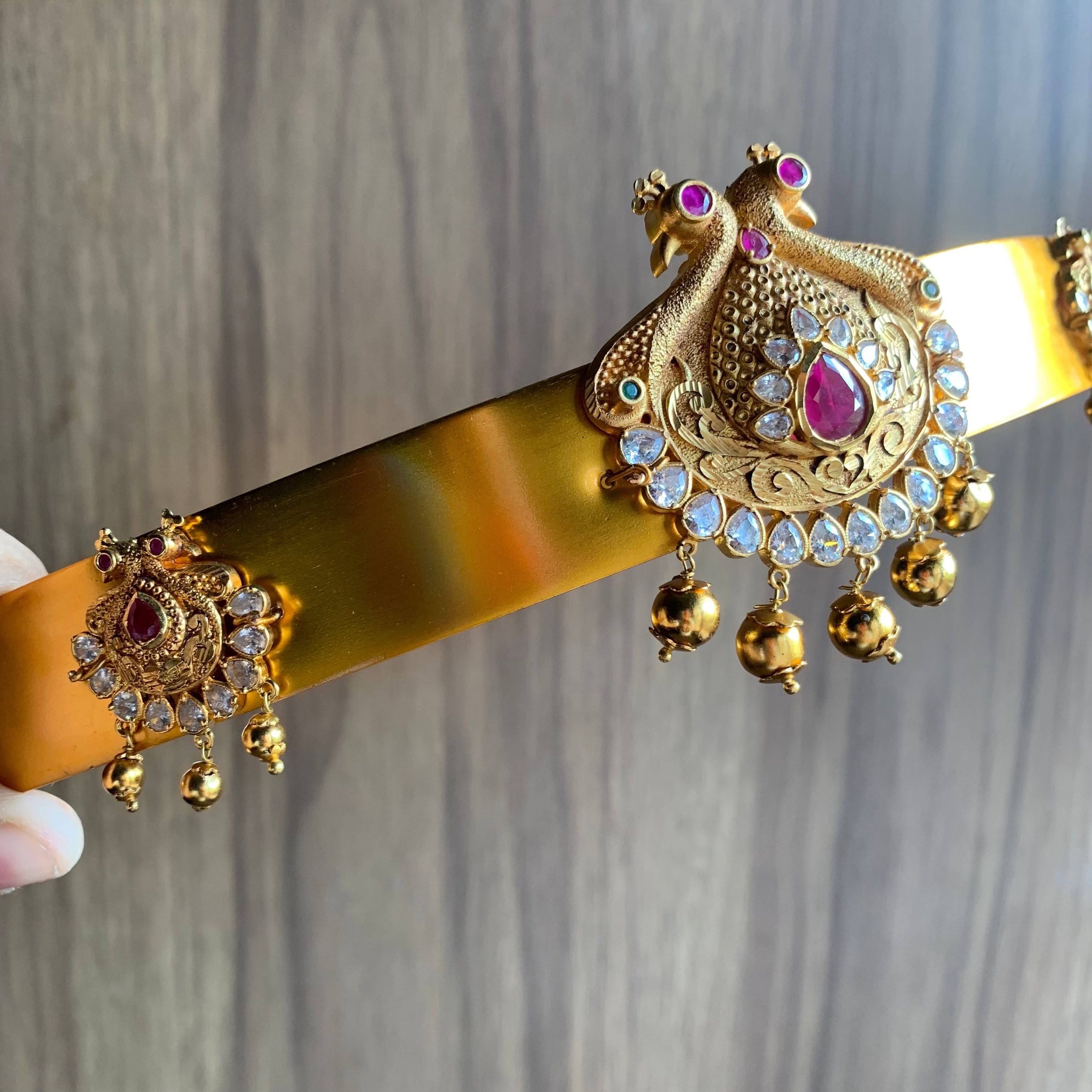 Matte Finish Retta Pakshi Hip Belt - Adults