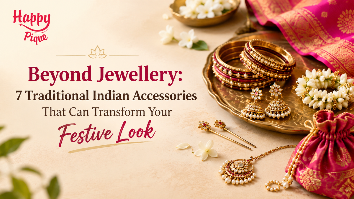 Beyond Jewellery: 7 Traditional Indian Accessories That Can Transform Your Festive Look
