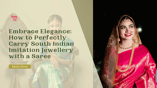 Embrace Elegance: How to Perfectly Carry South Indian Imitation Jewellery with a Saree