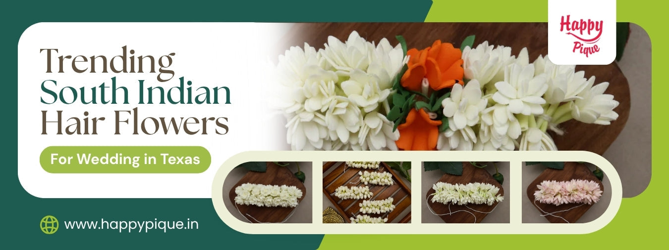 Trending South Indian Hair Flowers for Weddings in Texas