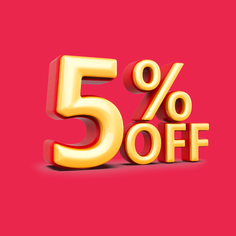 SHOP 5% OFF