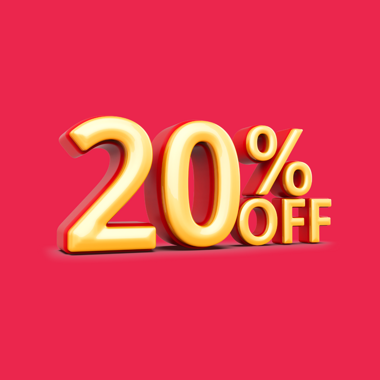 SHOP 20% OFF