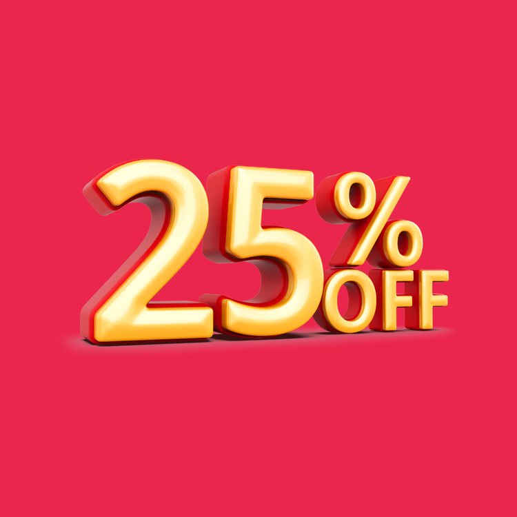 SHOP 25% OFF