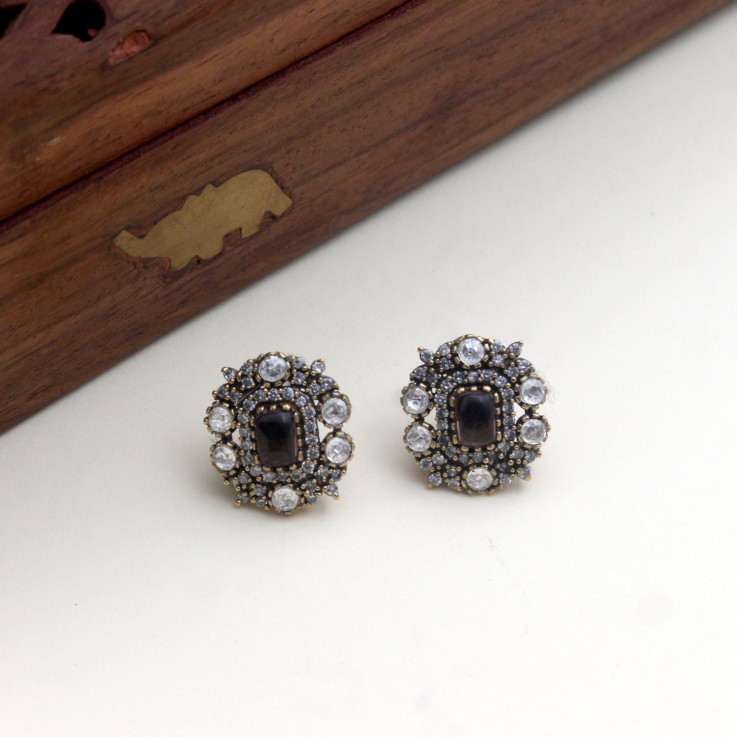 Office & Function Wear Contemporary Victorian Studs