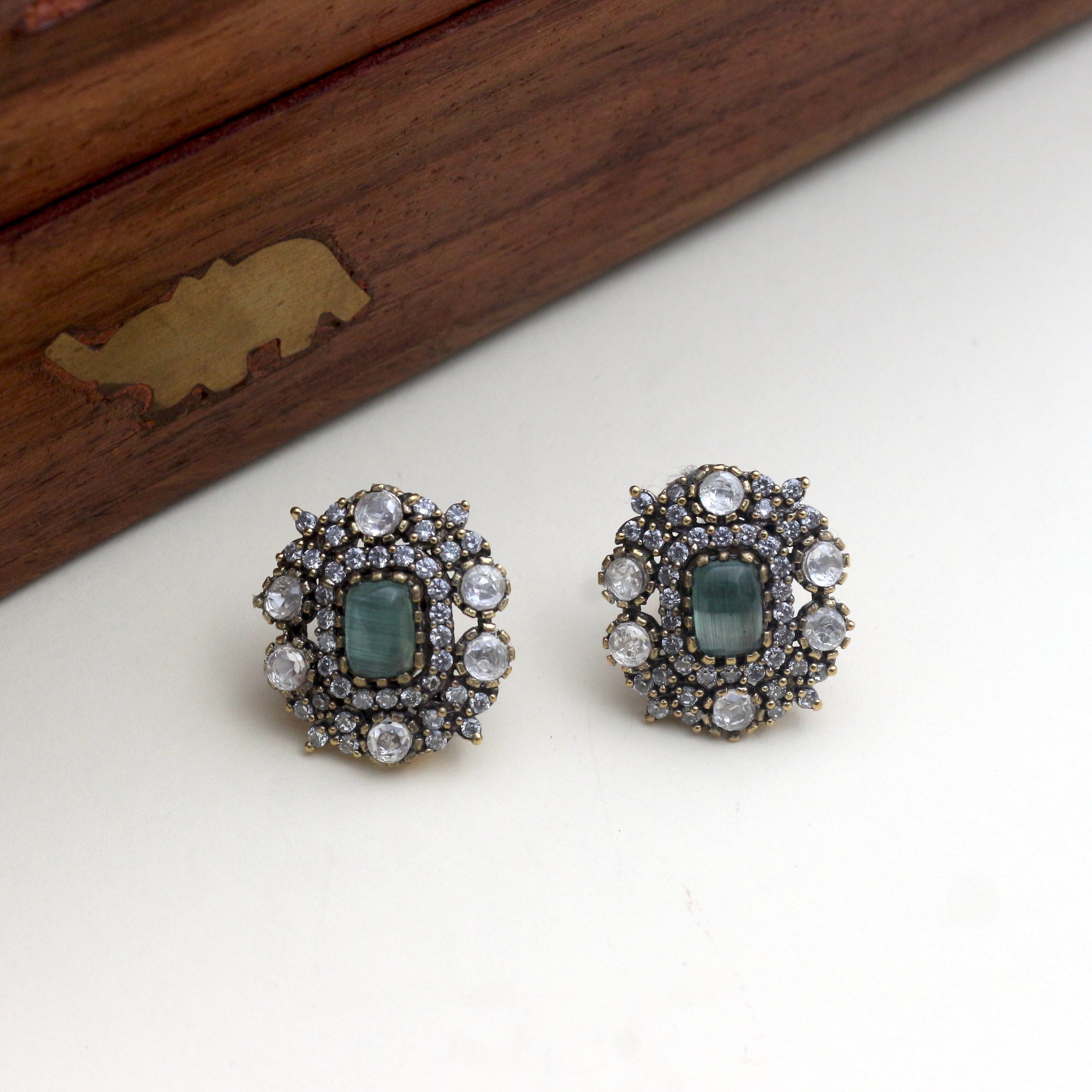 Office & Function Wear Contemporary Victorian Studs