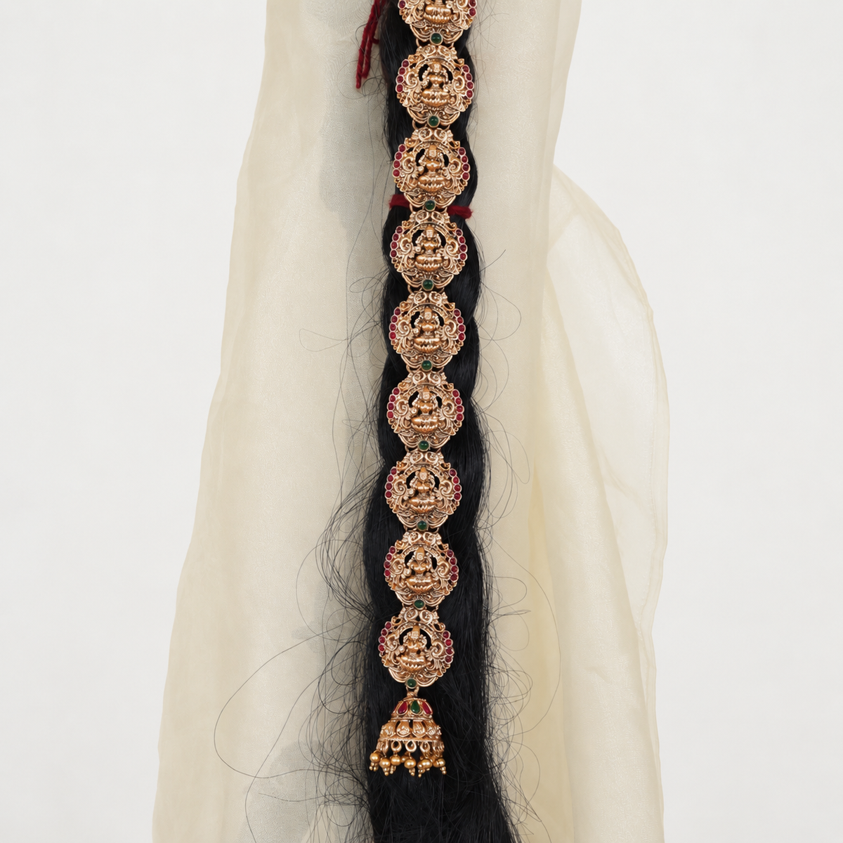 Antique Nagas Budget Bridal Long Jada Choti - Mahalakshmi