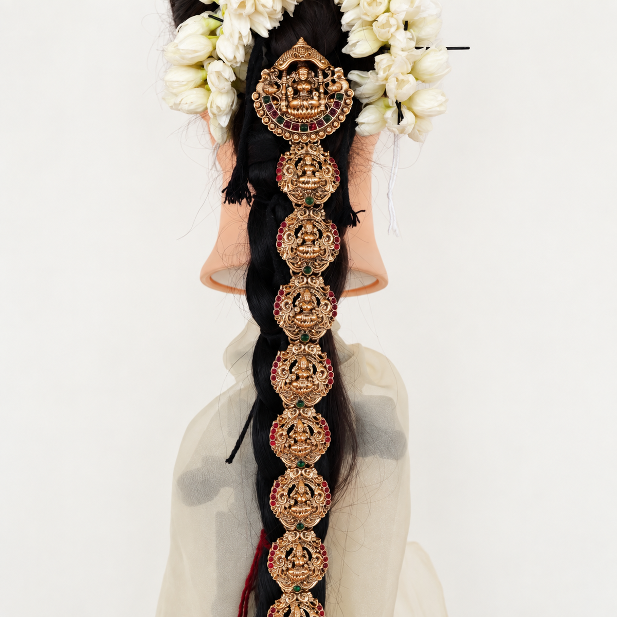 Antique Nagas Budget Bridal Long Jada Choti - Mahalakshmi