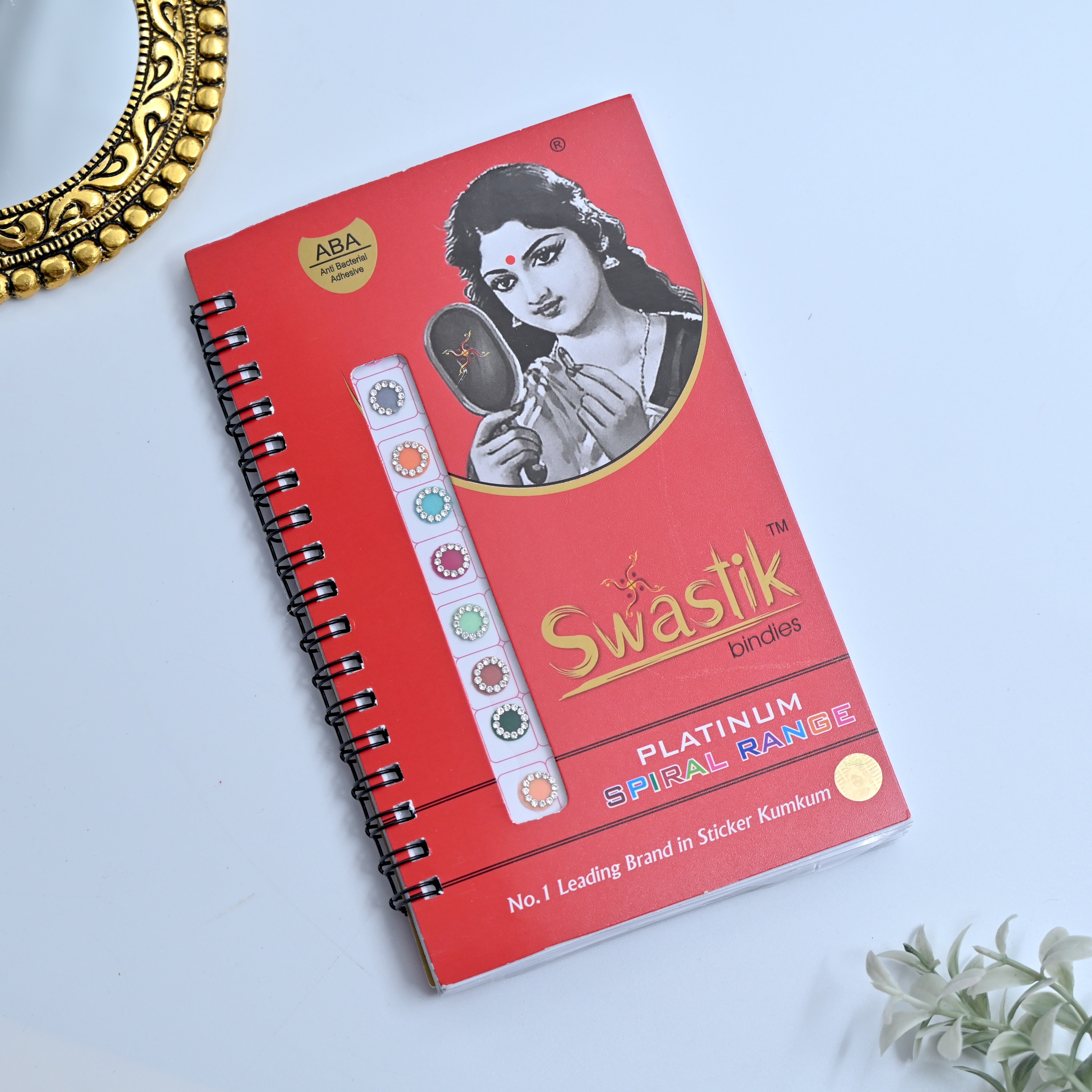 Big Pastel Colours Stone Border Bindi Book