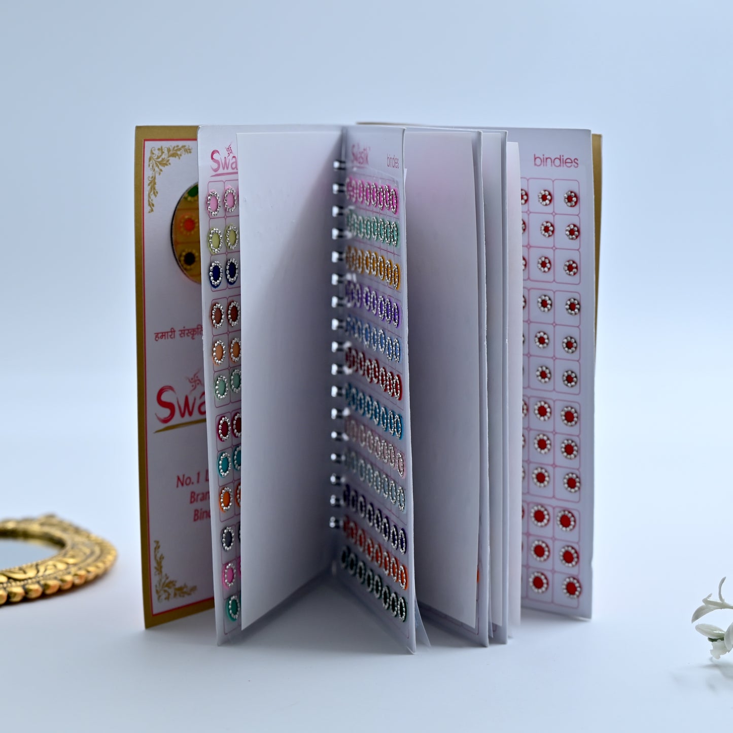 Big Pastel Colours Stone Border Bindi Book