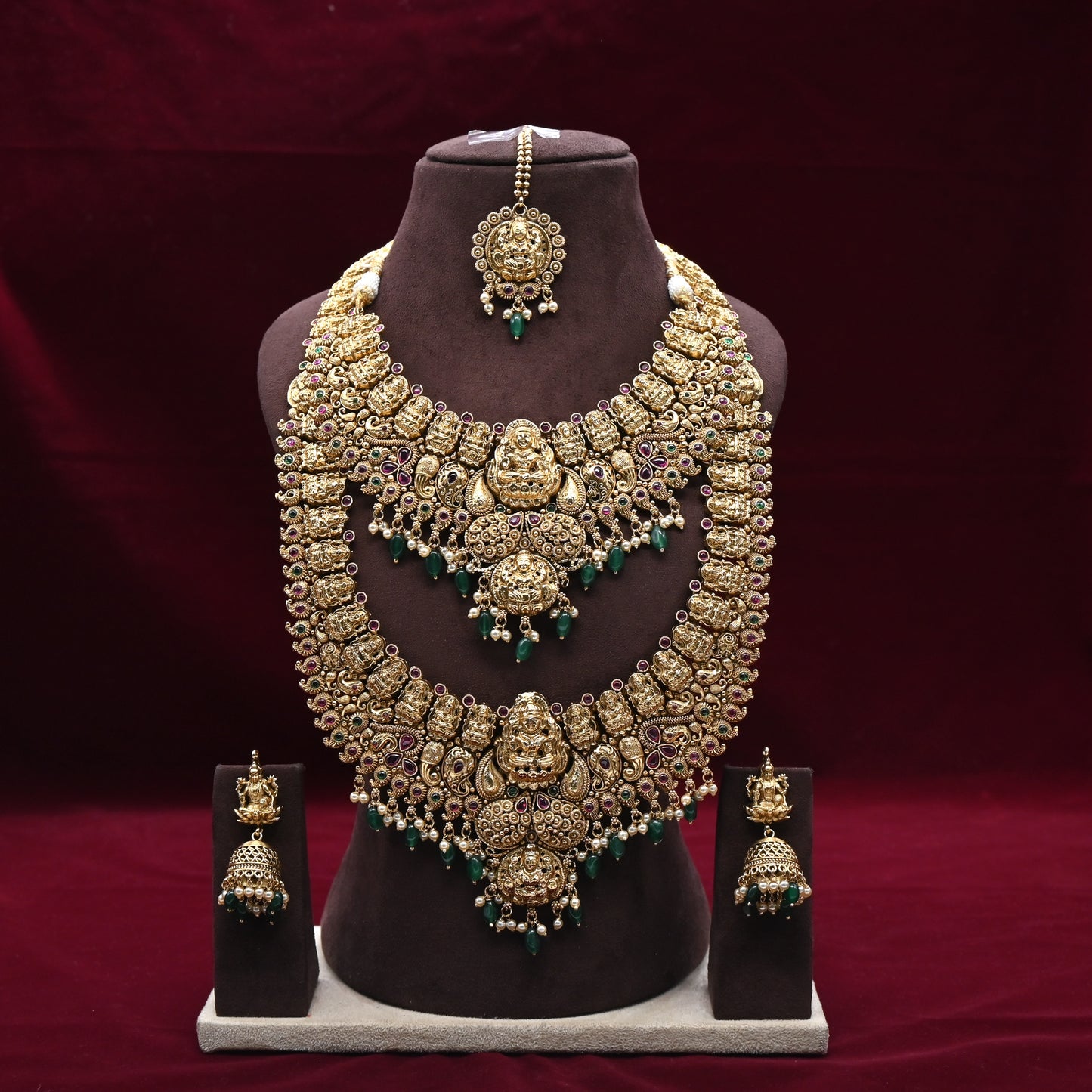 Antique Premium Lakshmi Semi Bridal Combo Set