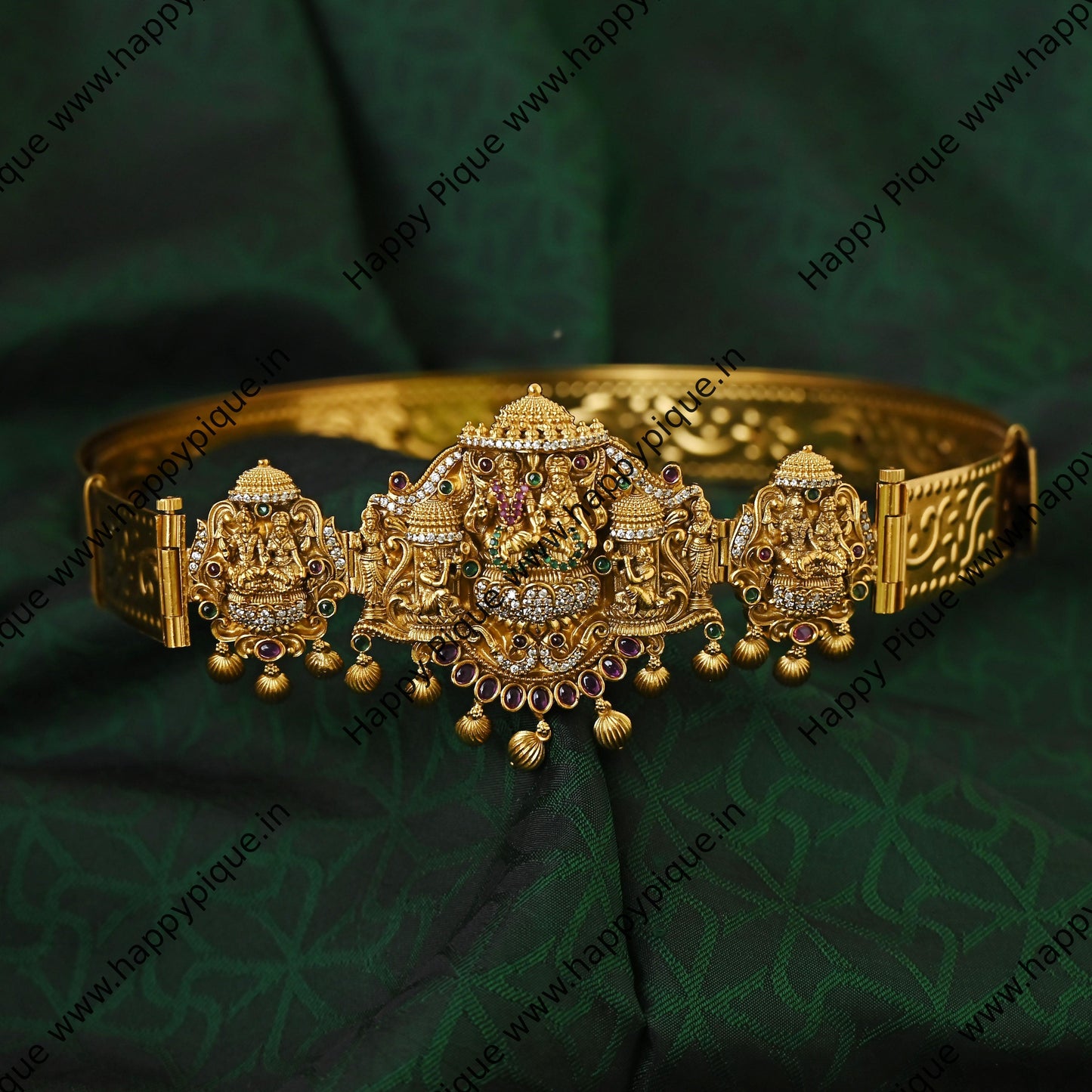 Shiva - Premium Gold Look Nagas AD Kemp Kids Shiva Parvati Friendly Adjustable Hip Belt