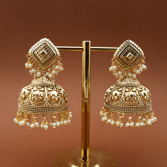 No Figure No Idol Cutwork Big Jhumkas