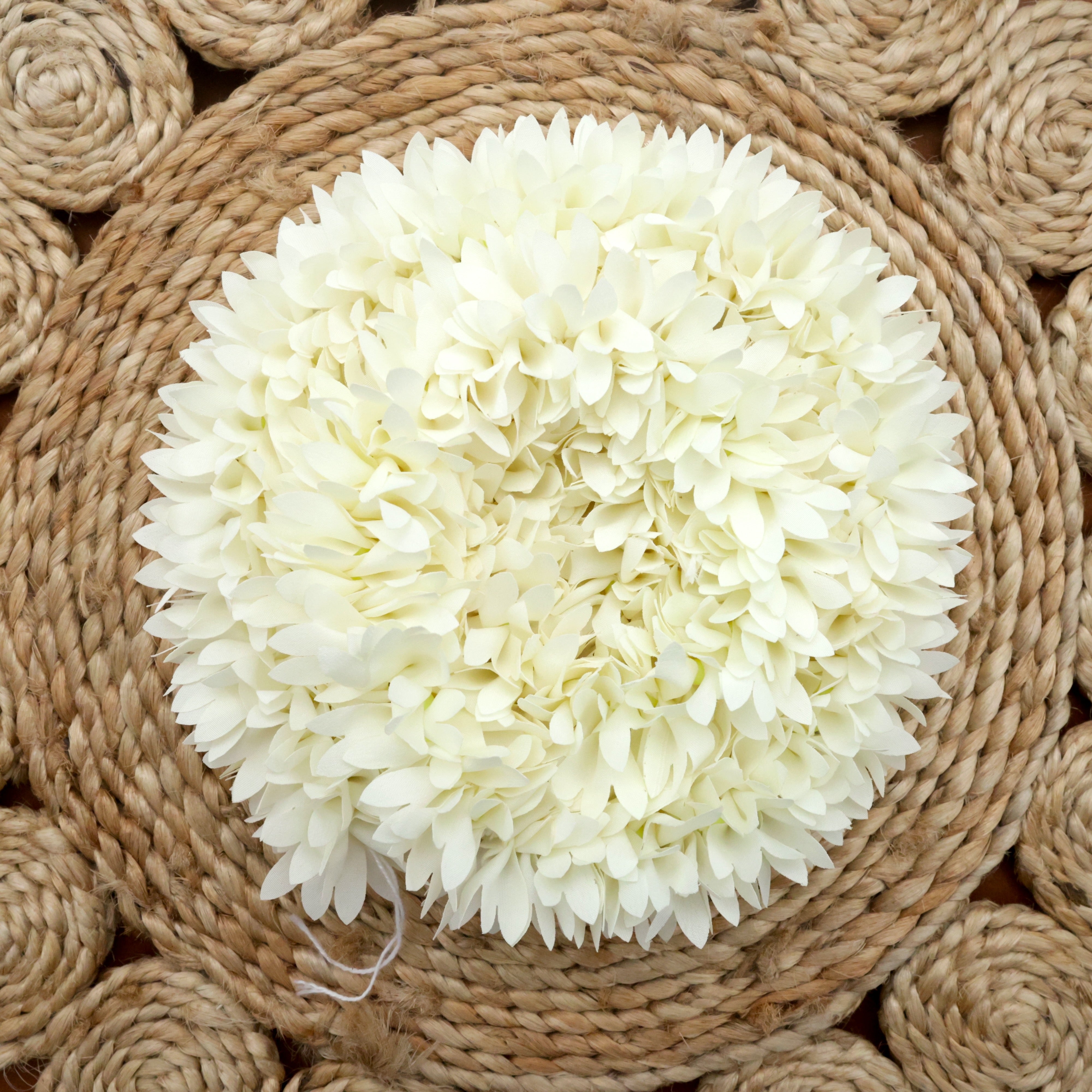 Real Look Fabric Pichi Poo/Kaatu Malli Flower String - 32 inches length/2 Mozham