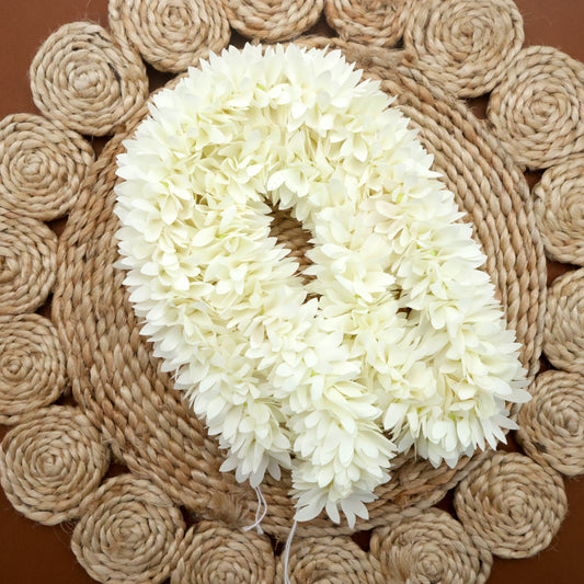 Real Look Fabric Pichi Poo/Kaatu Malli Flower String - 32 inches length/2 Mozham