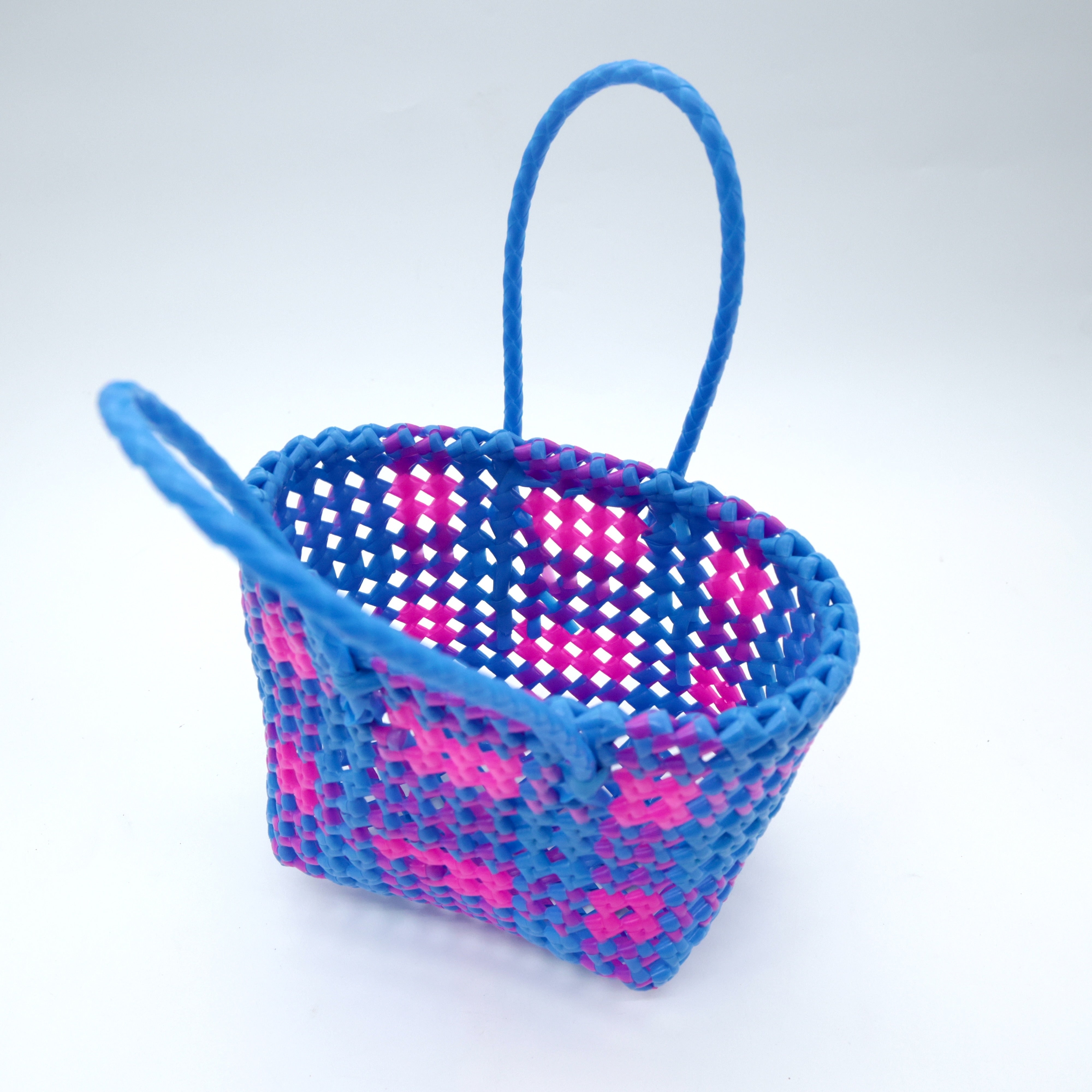 Handmade Cute Traditional Mini Wire Basket - Best & Useful return Gift Option (Assorted Colours)