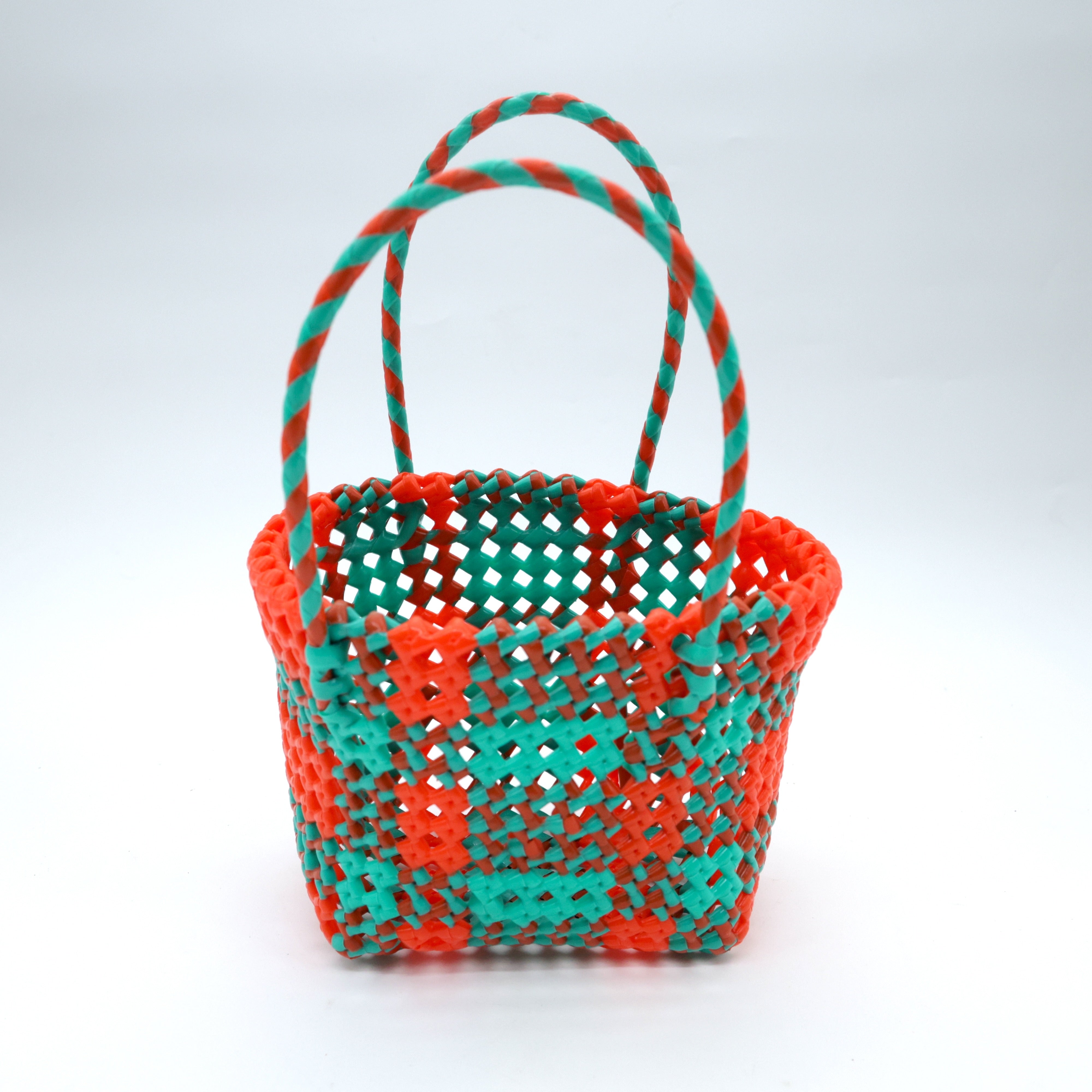 Handmade Cute Traditional Mini Wire Basket - Best & Useful return Gift Option (Assorted Colours)