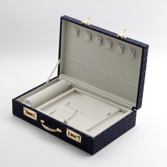 Big 3+1 Jewellery Suitcase With Bangle Rod