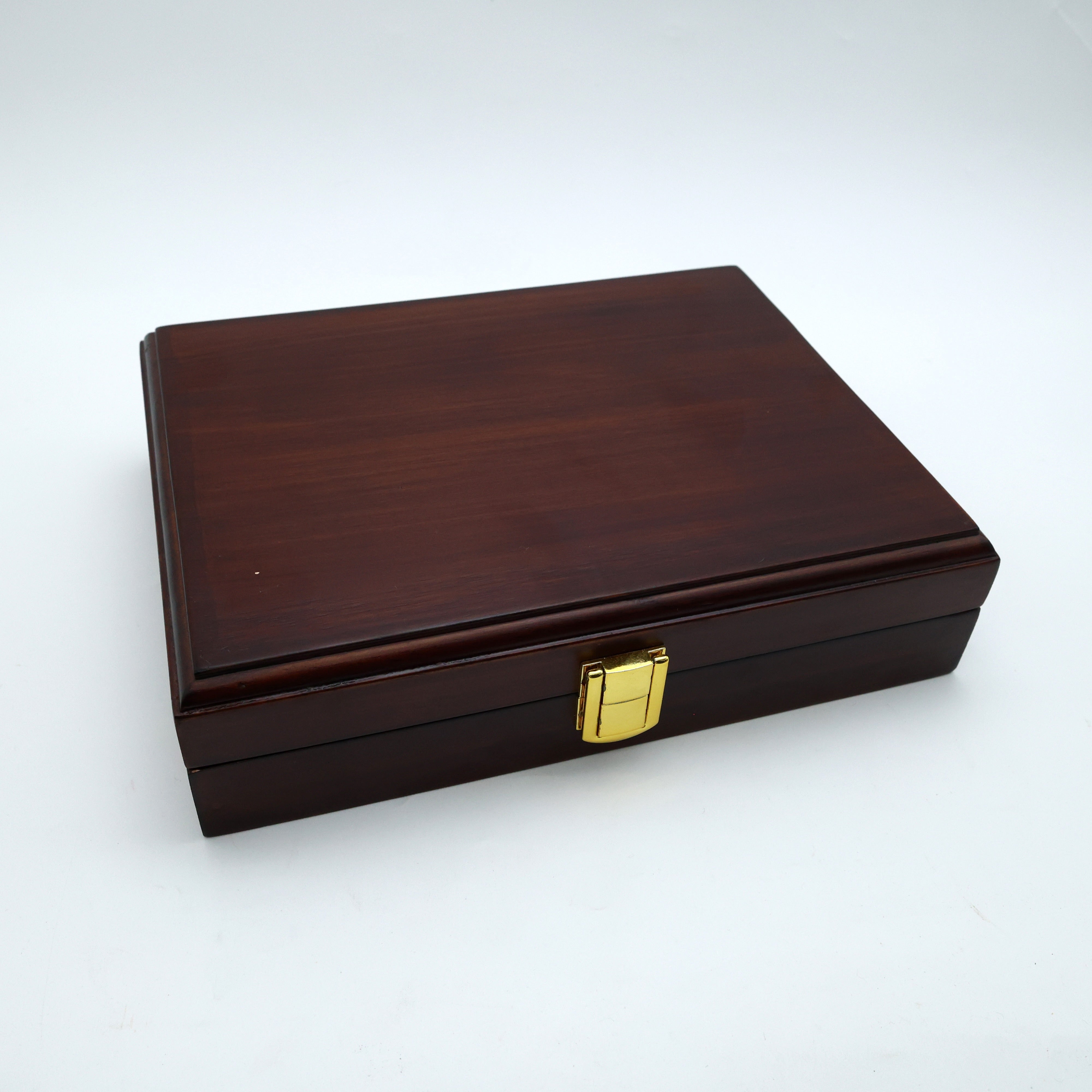 Premium Solid Teak Wood 12 Slots Earrings Organiser (Small - Medium Earrings Organiser)