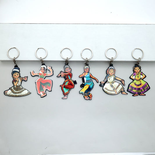 Acrylic Print Wooden Keychains - Assorted Dance Keychains