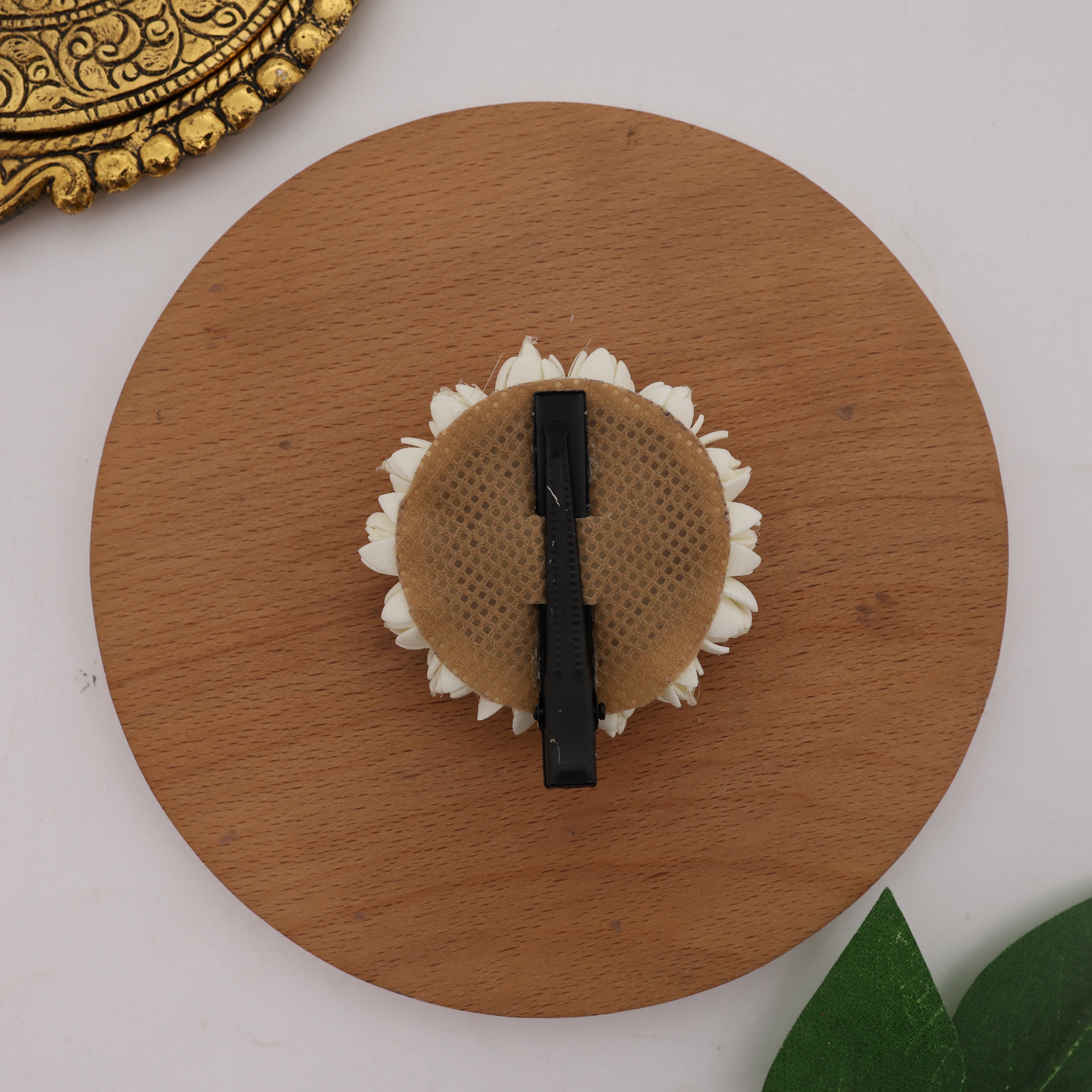 Bloomed Jasmine Kemp Suryan Alligator Hair Clip