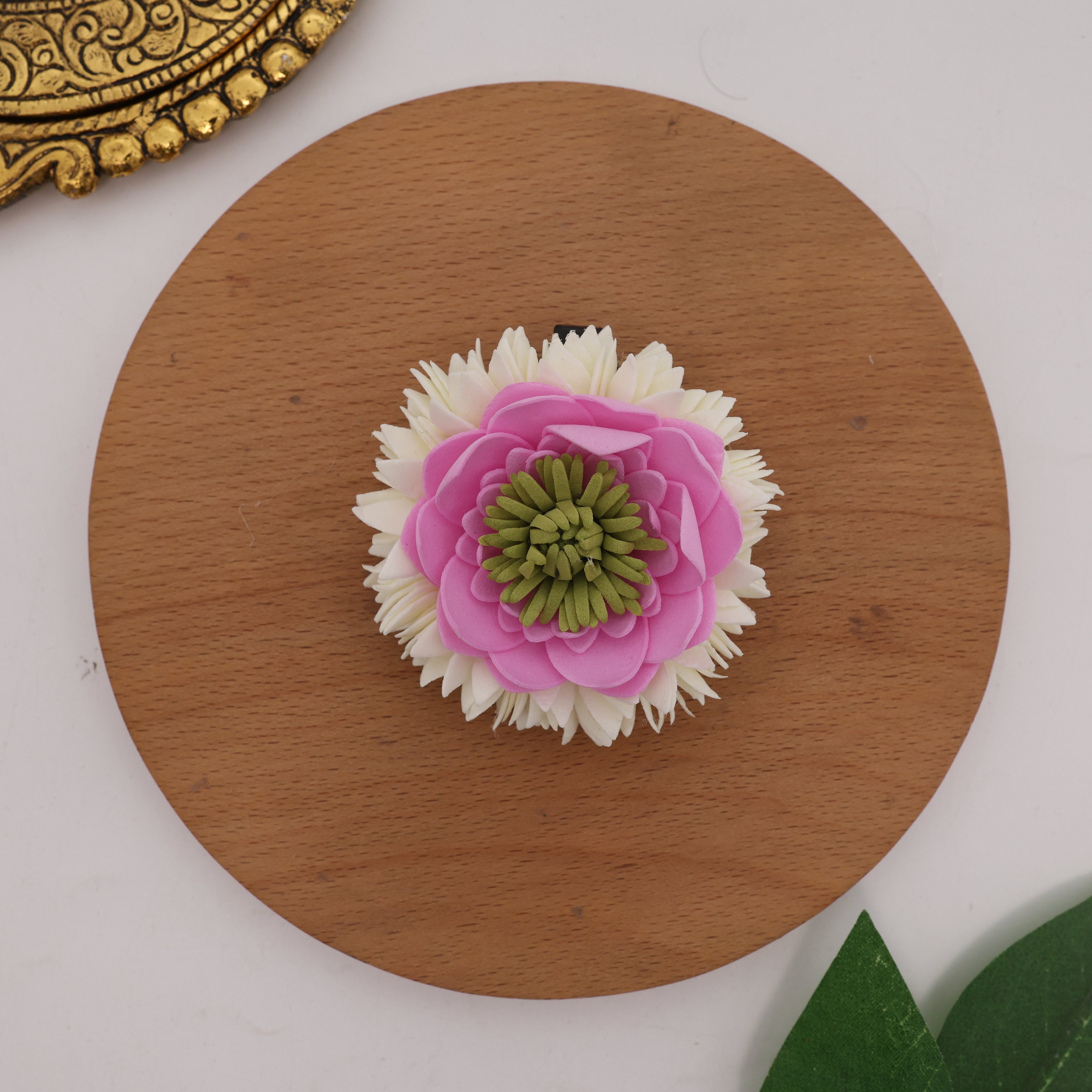 Handmade Foam Reusable Pichi Poo Lotus Alligator Hair Clip