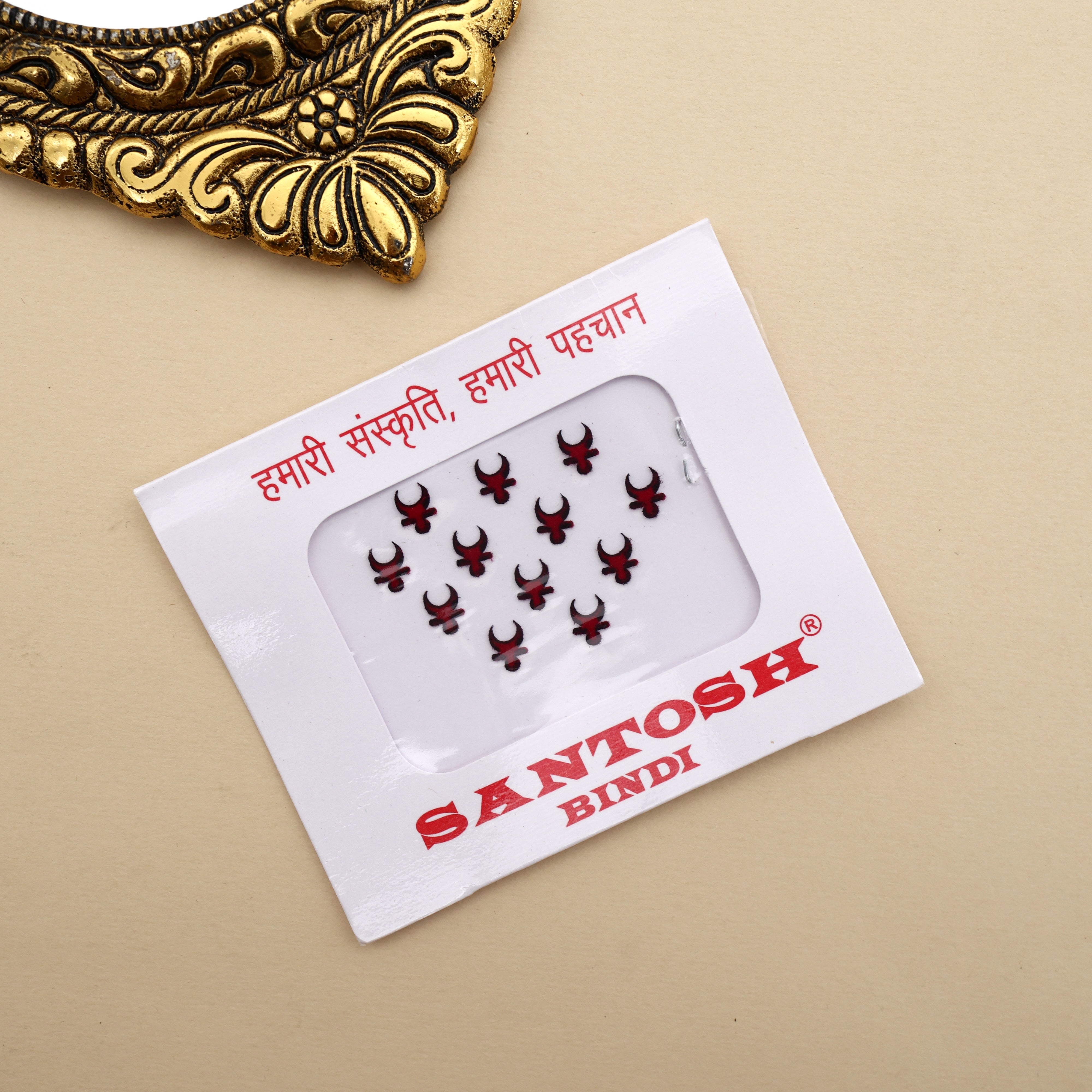 Maroon Chaandini Sticker Bindis - Big