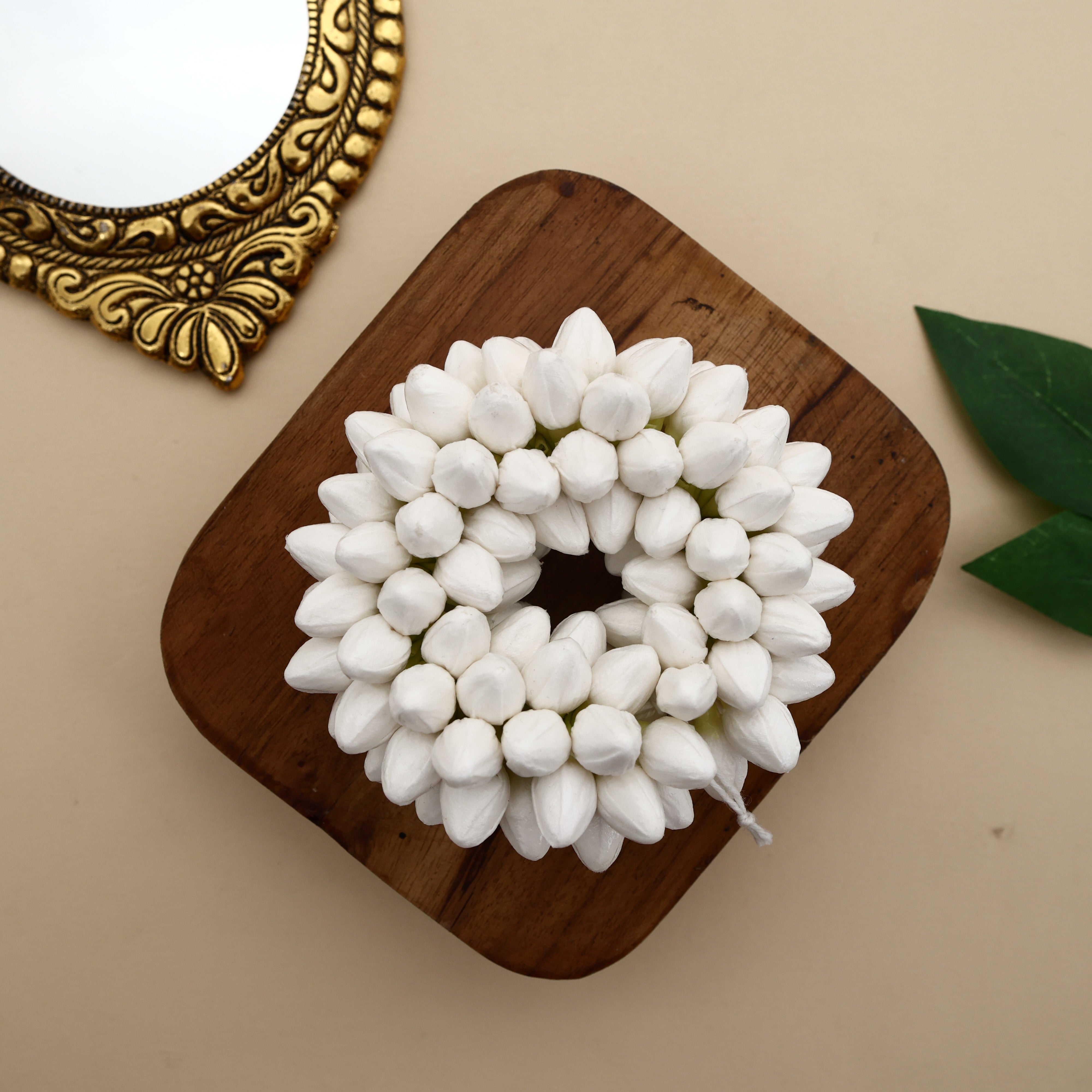 Handmade Thick Paper Based Real Look Jasmine Buds Sendu - Jasmine Ring