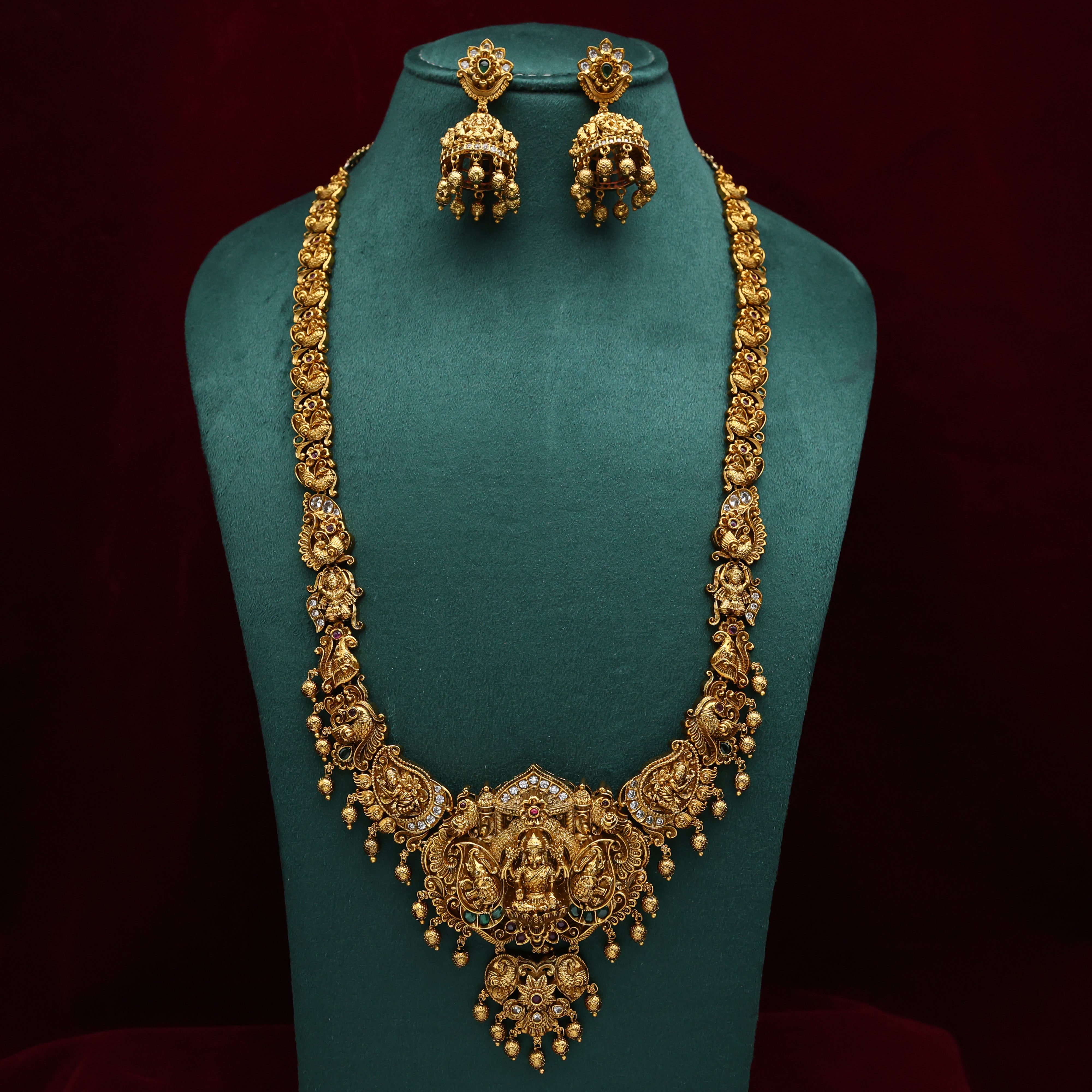 Antique Nagas Annam Lakshmi Bridal Haaram Set