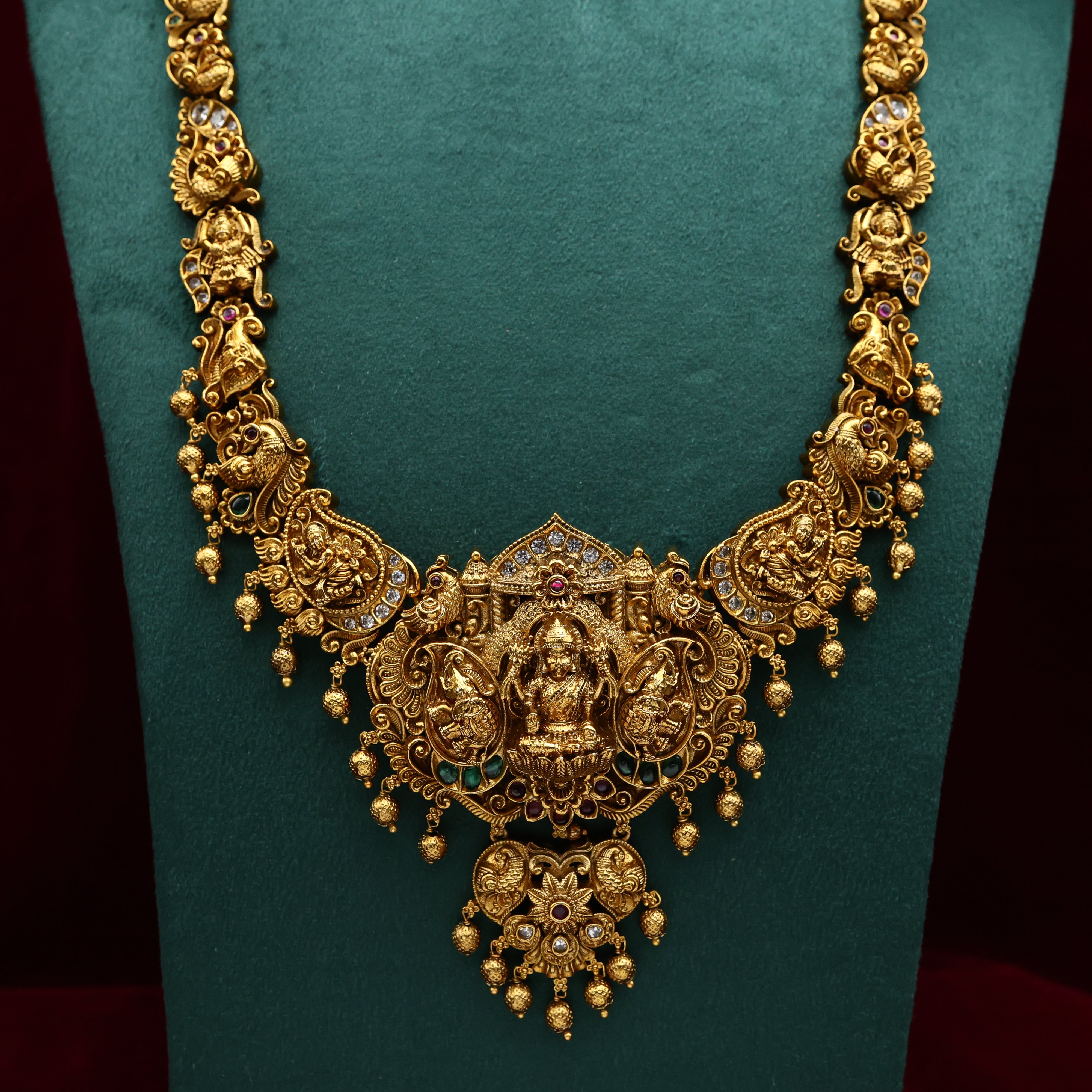 Antique Nagas Annam Lakshmi Bridal Haaram Set