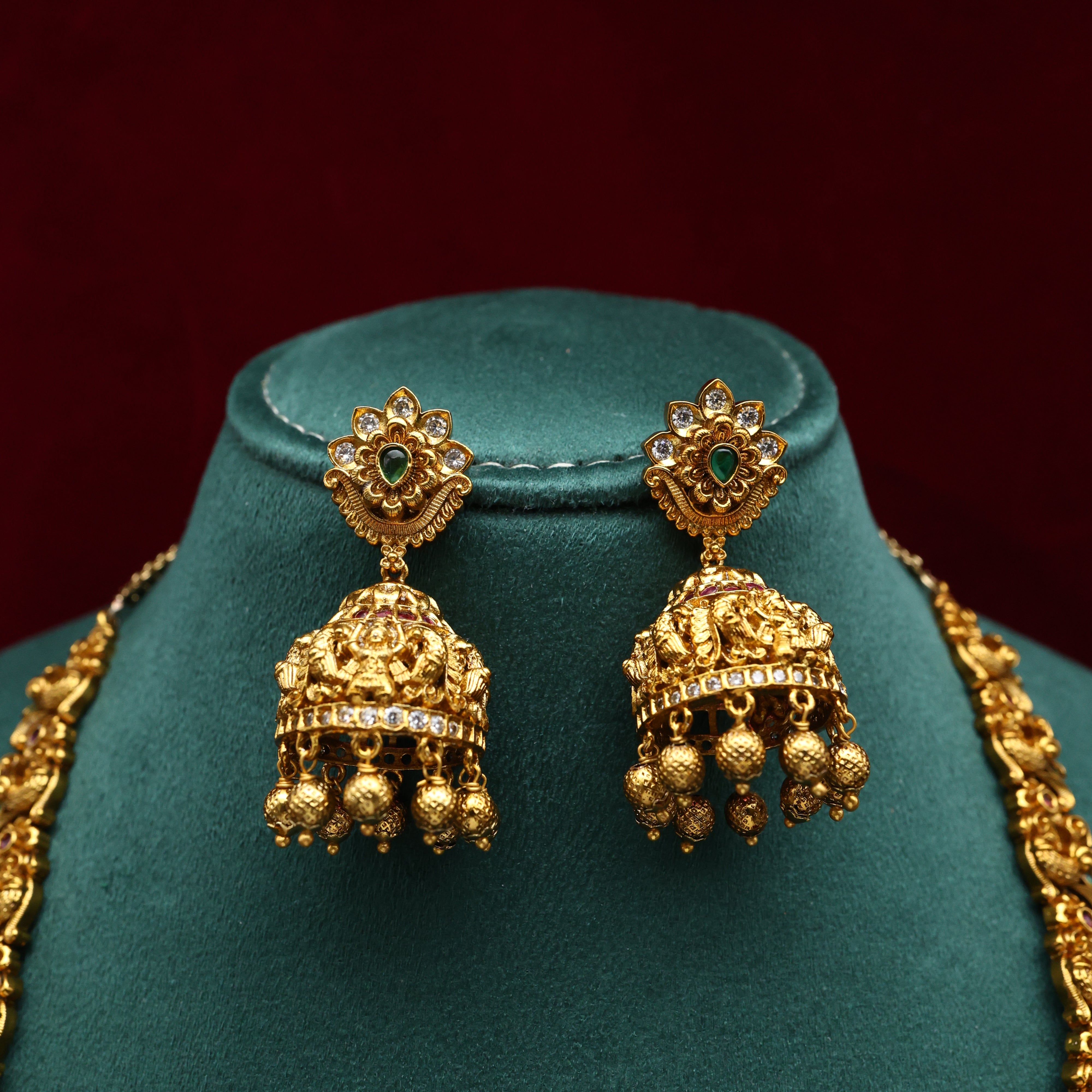 Antique Nagas Annam Lakshmi Bridal Haaram Set