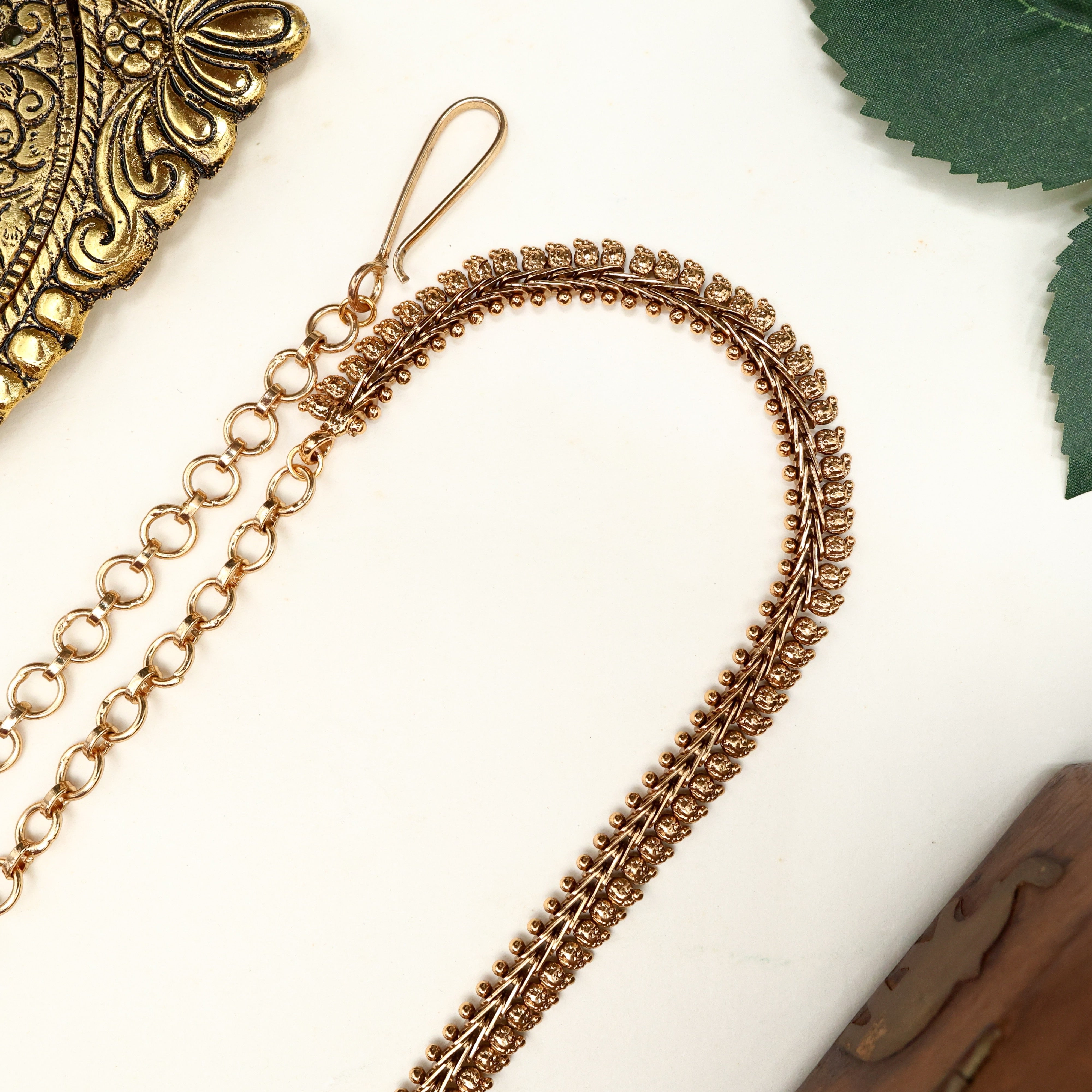 Antique Small Mango Simple Bridal Hip Chain