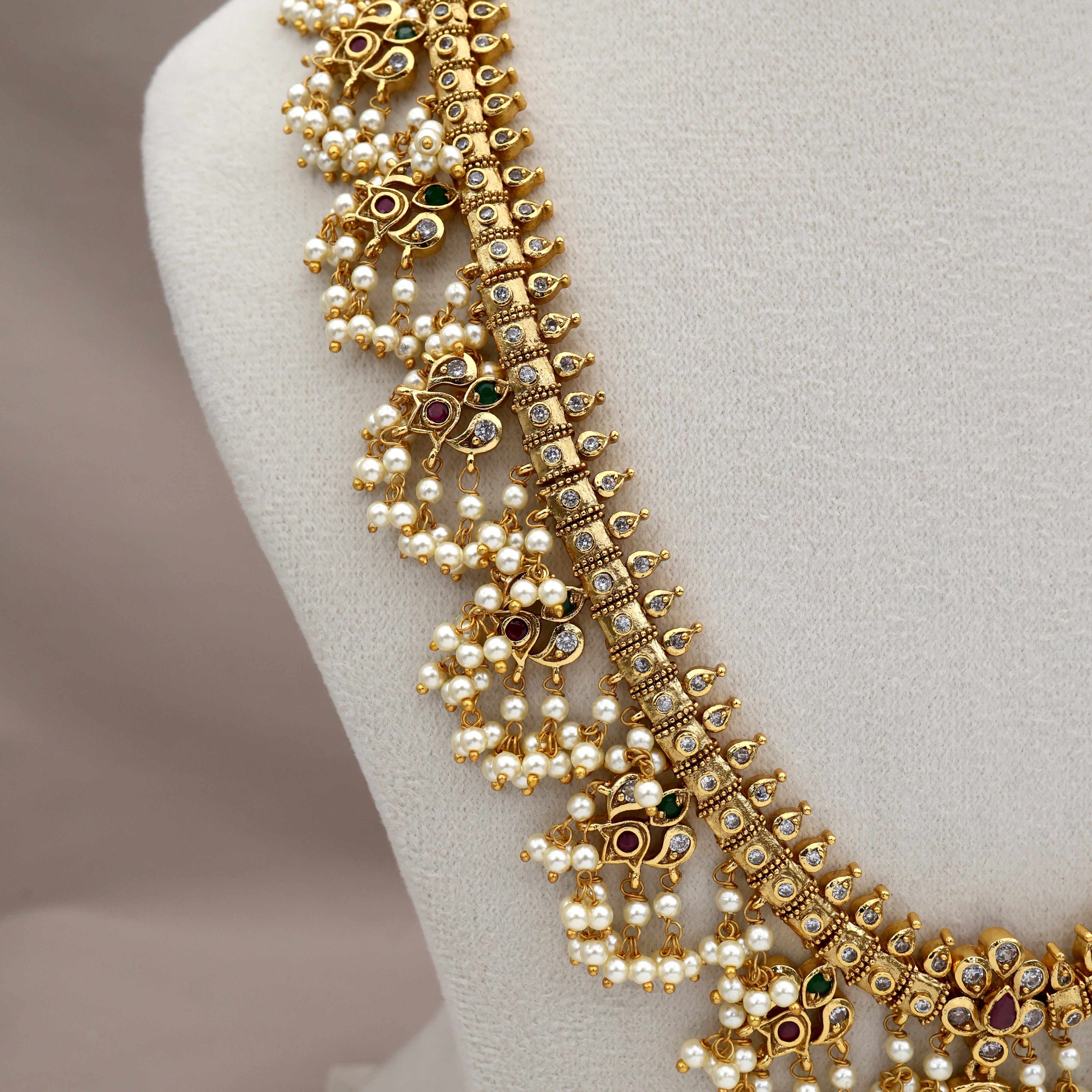 Premium Antique Bridal Guttapusalu Haaram Set
