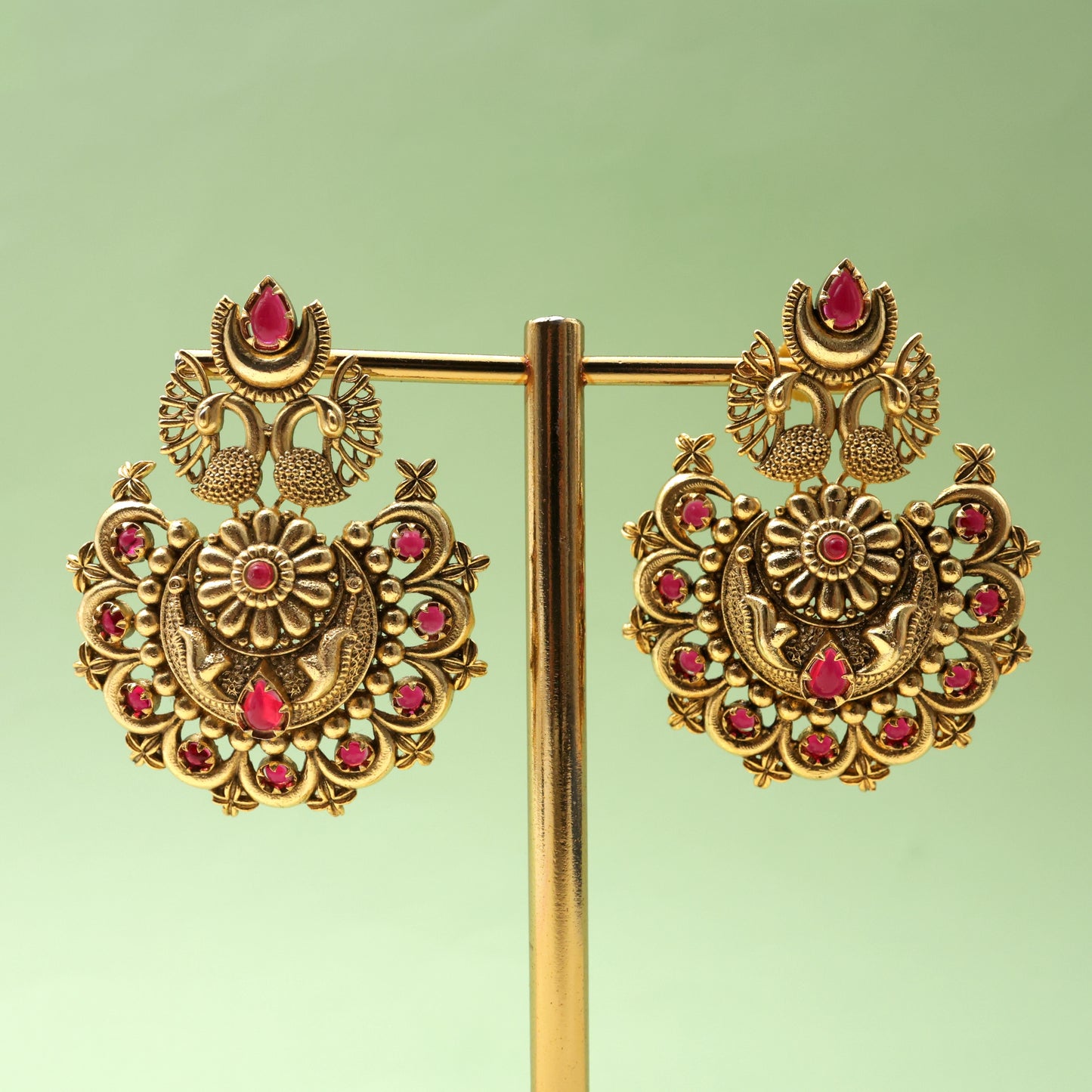 antique bridal jhumkas