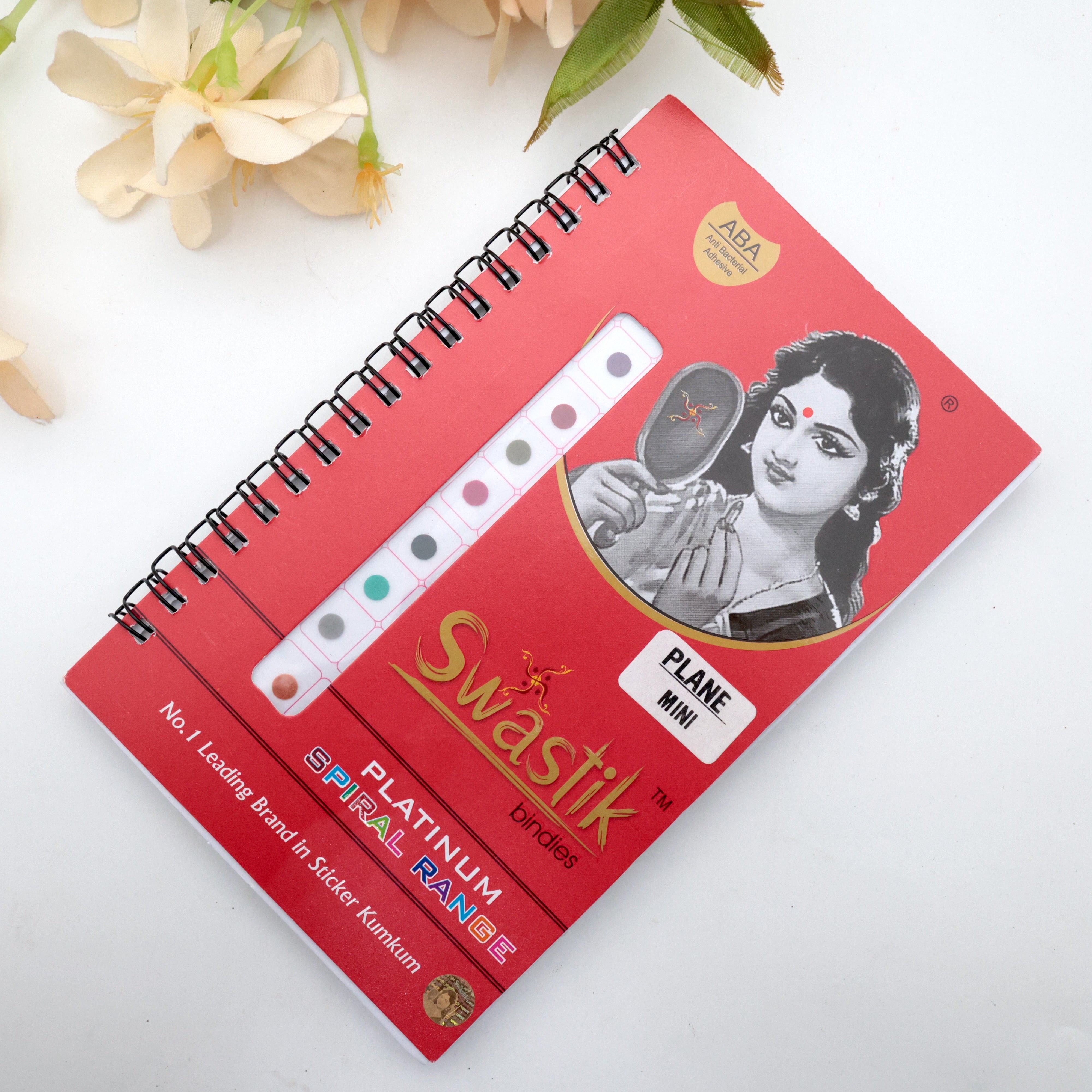 Plain Multicolour Fancy Velvet Bridal Bindi Book - Mini Size