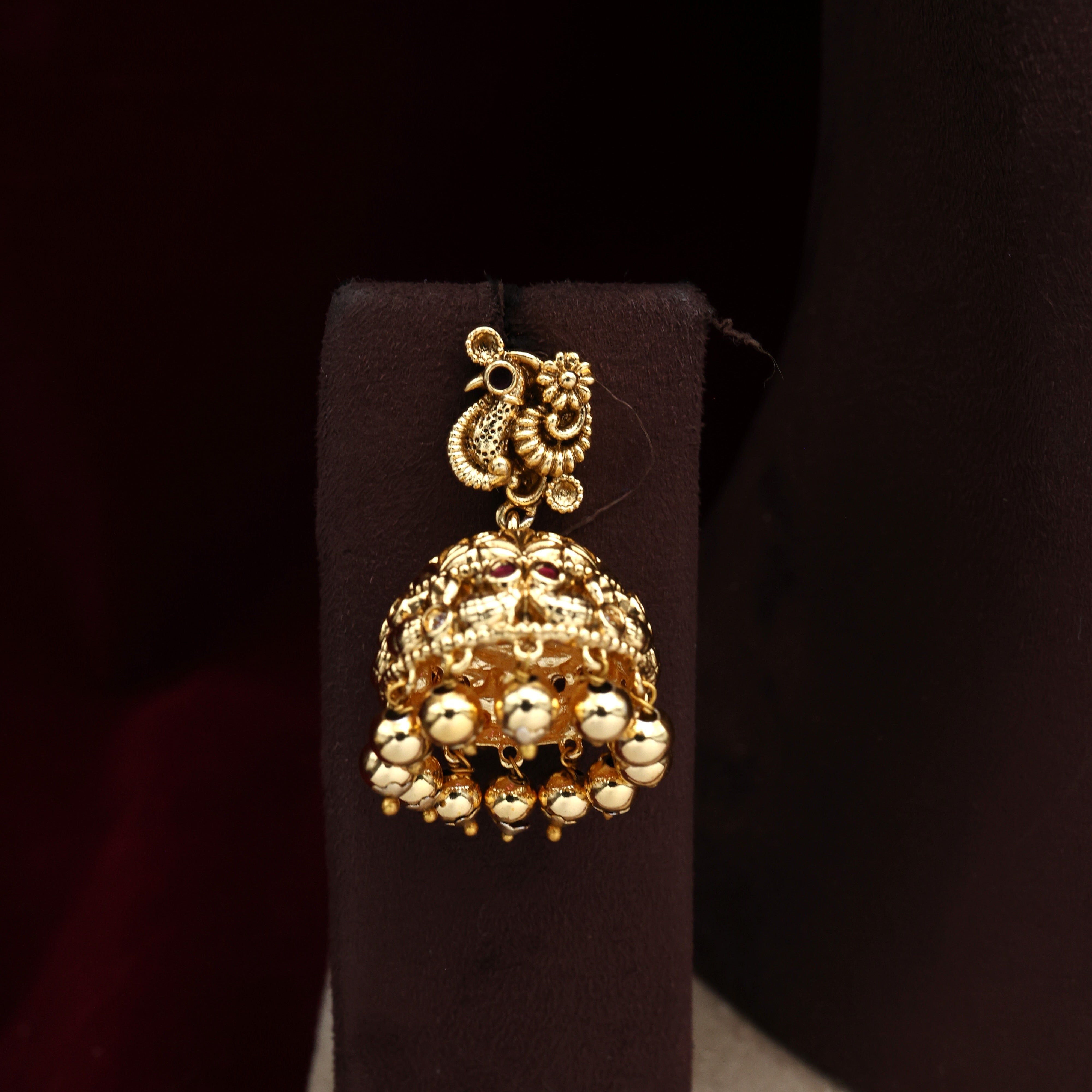 Premium Antique Nagas Gajalakshmi Devi Necklace Haaram Bridal Combo Set