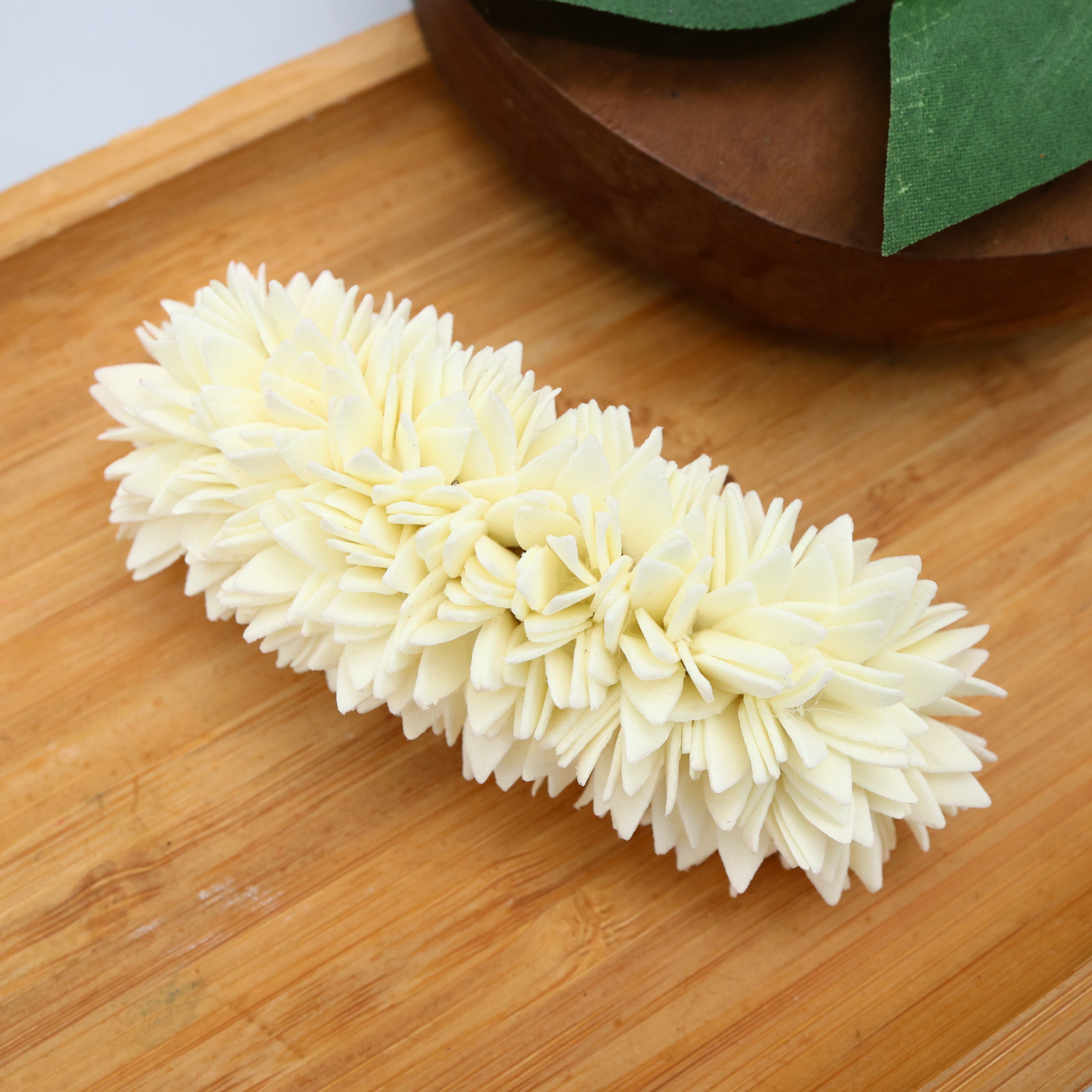 HANDMADE FOAM WATERPROOF PICHI POO FRENCH BARRETTE HAIR CLIP FOR WOMEN