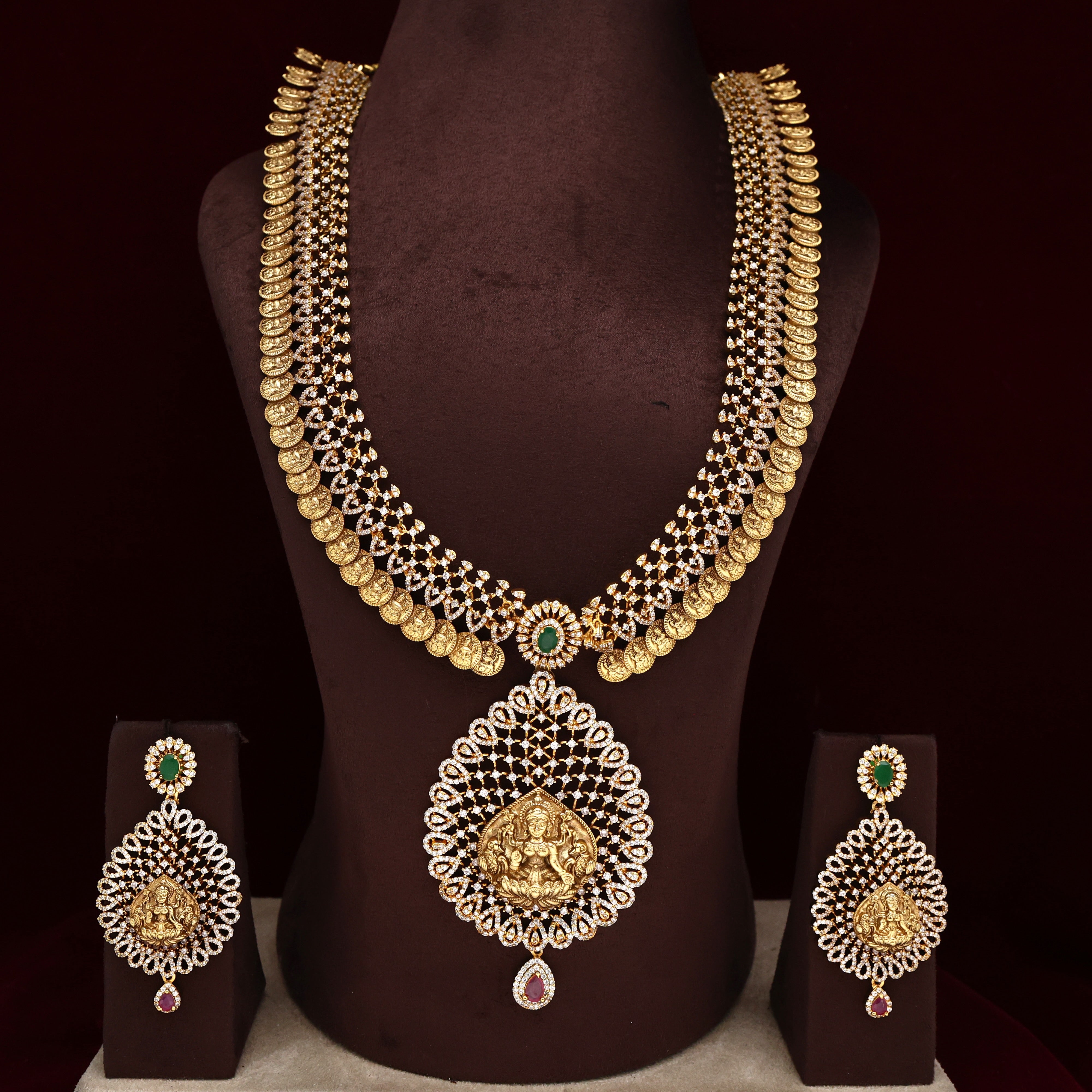 DIAMOND LOOK AD GRAND HEAVY LAKSHMI BRIDAL HAARAM