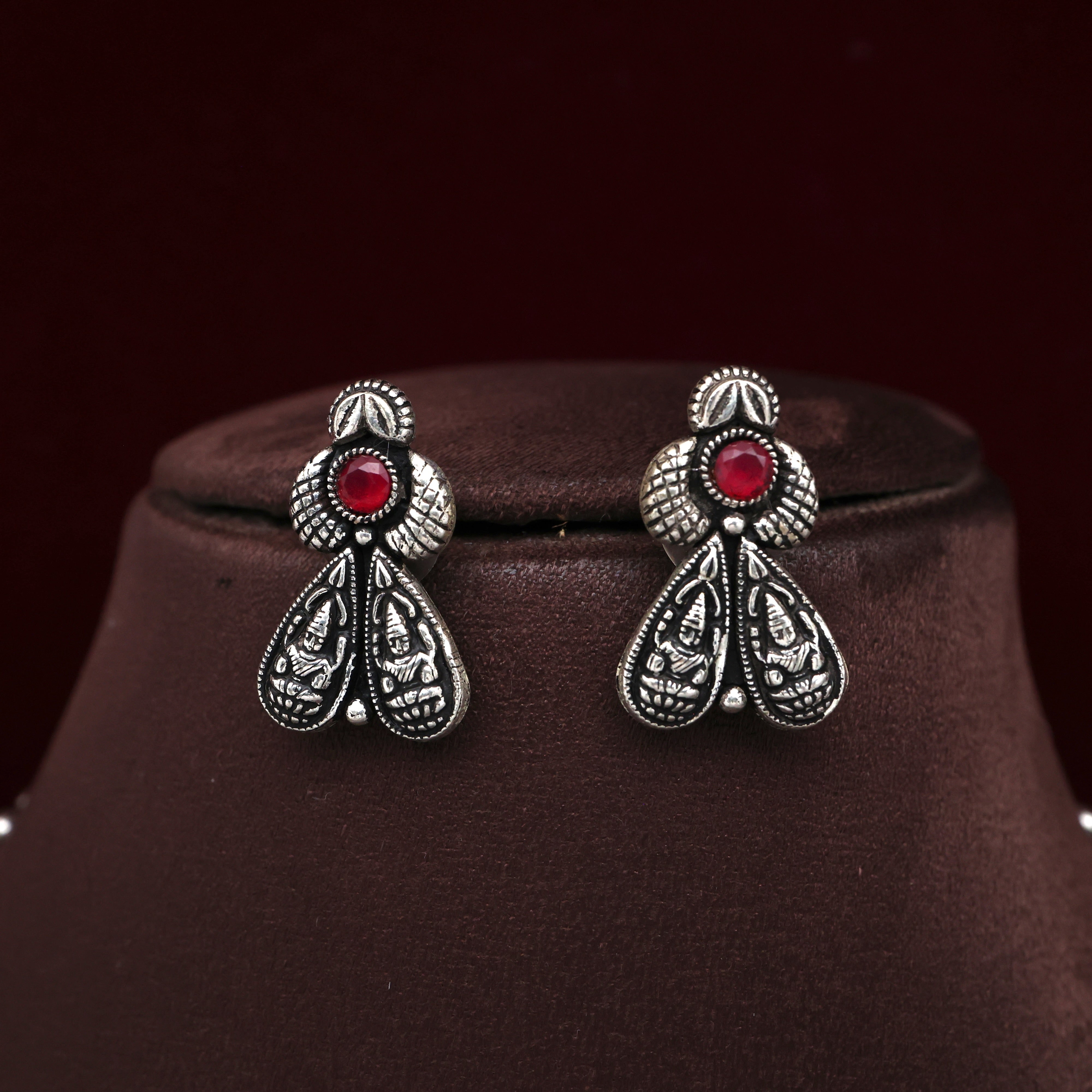 Silver Look Vintage Moon Flower Mani Mala Set