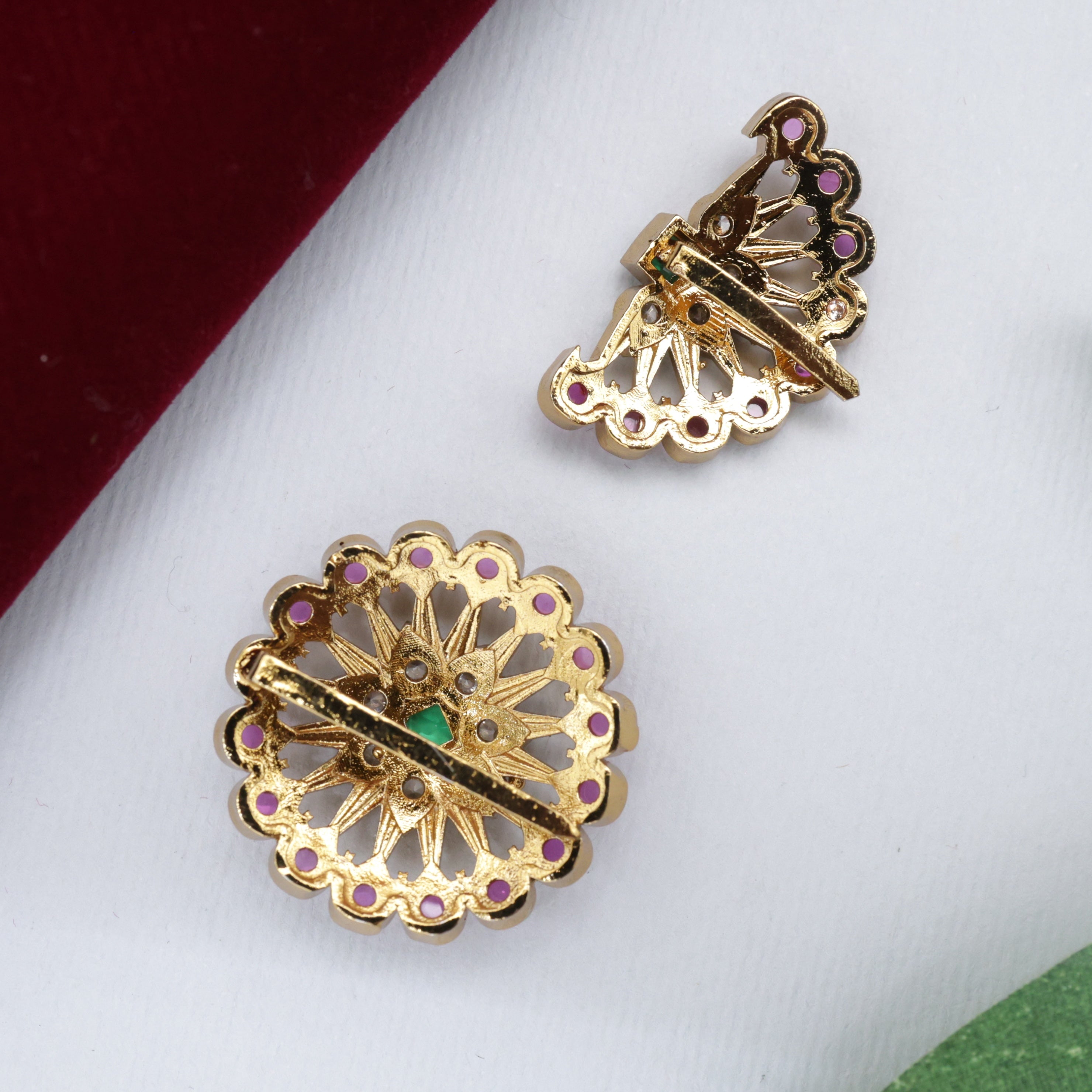 1 Inch AD Kemp Kids Sun Moon Billas - Suryan Chandran Hair Jadai Billais