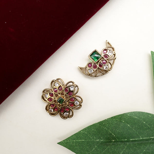 1 Inch AD Kemp Kids Sun Moon Billas - Suryan Chandran Hair Jadai Billais