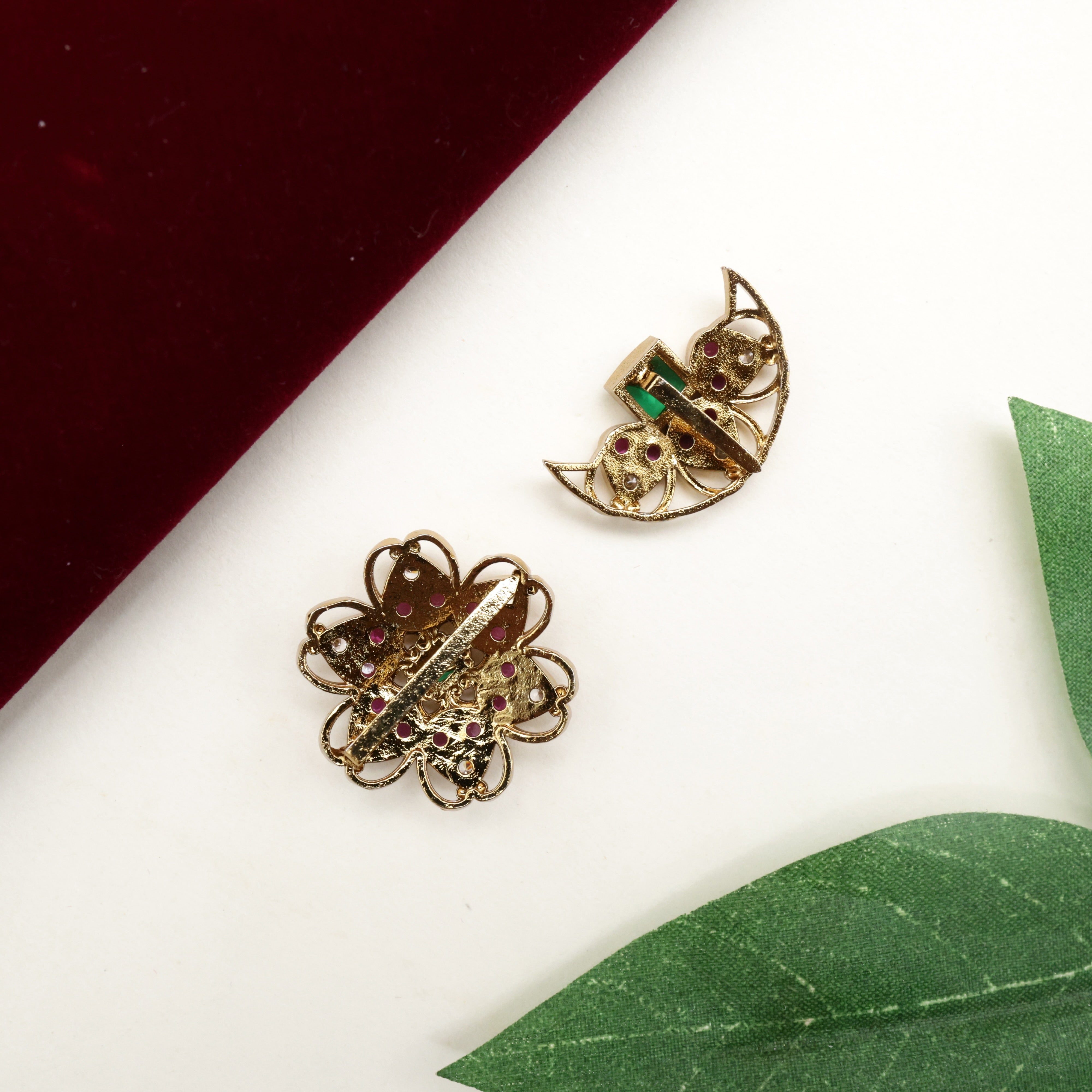 1 Inch AD Kemp Kids Sun Moon Billas - Suryan Chandran Hair Jadai Billais